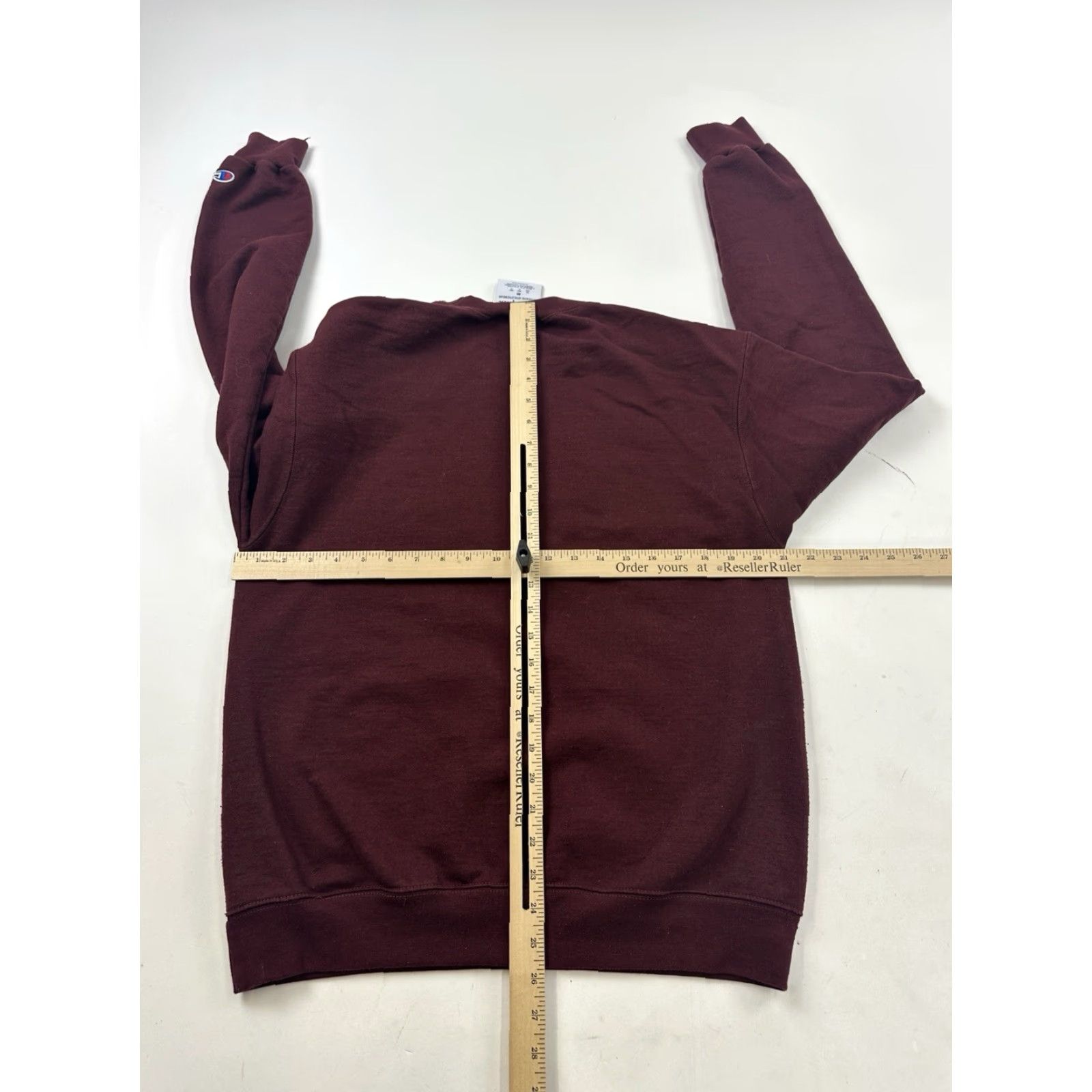 Champion Champion Sweatshirt Mens Small Red Burgundy Pullover Crew Neck Spellout Size US M / EU 48-50 / 2 - 5 Thumbnail