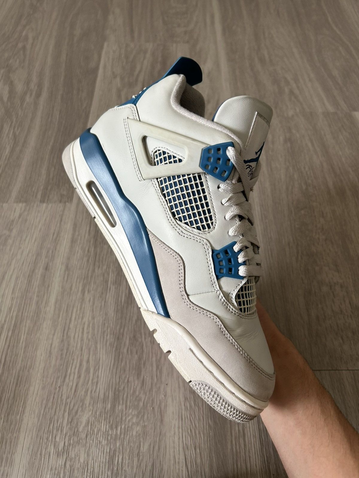 Jordan Brand Air Jordan Retro 4 Military Blue 2024 Size 9 Size US 9 / EU 42 - 14 Thumbnail