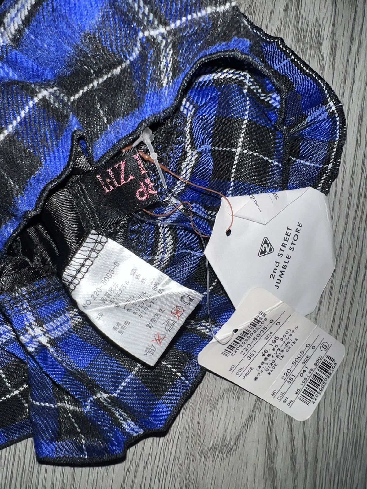 LIZ LISA Liz Lisa Doll tartan big bow tie layered skirts 💙 Size 25" / US 0 / IT 36 - 10 Thumbnail