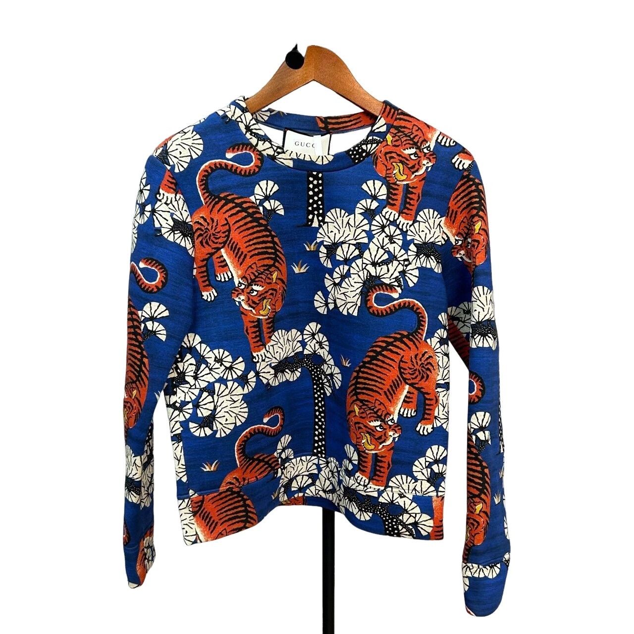 Gucci Gucci Tiger Print Sweatshirt Size US XXS Size US XXS / EU 40 - 1 Thumbnail
