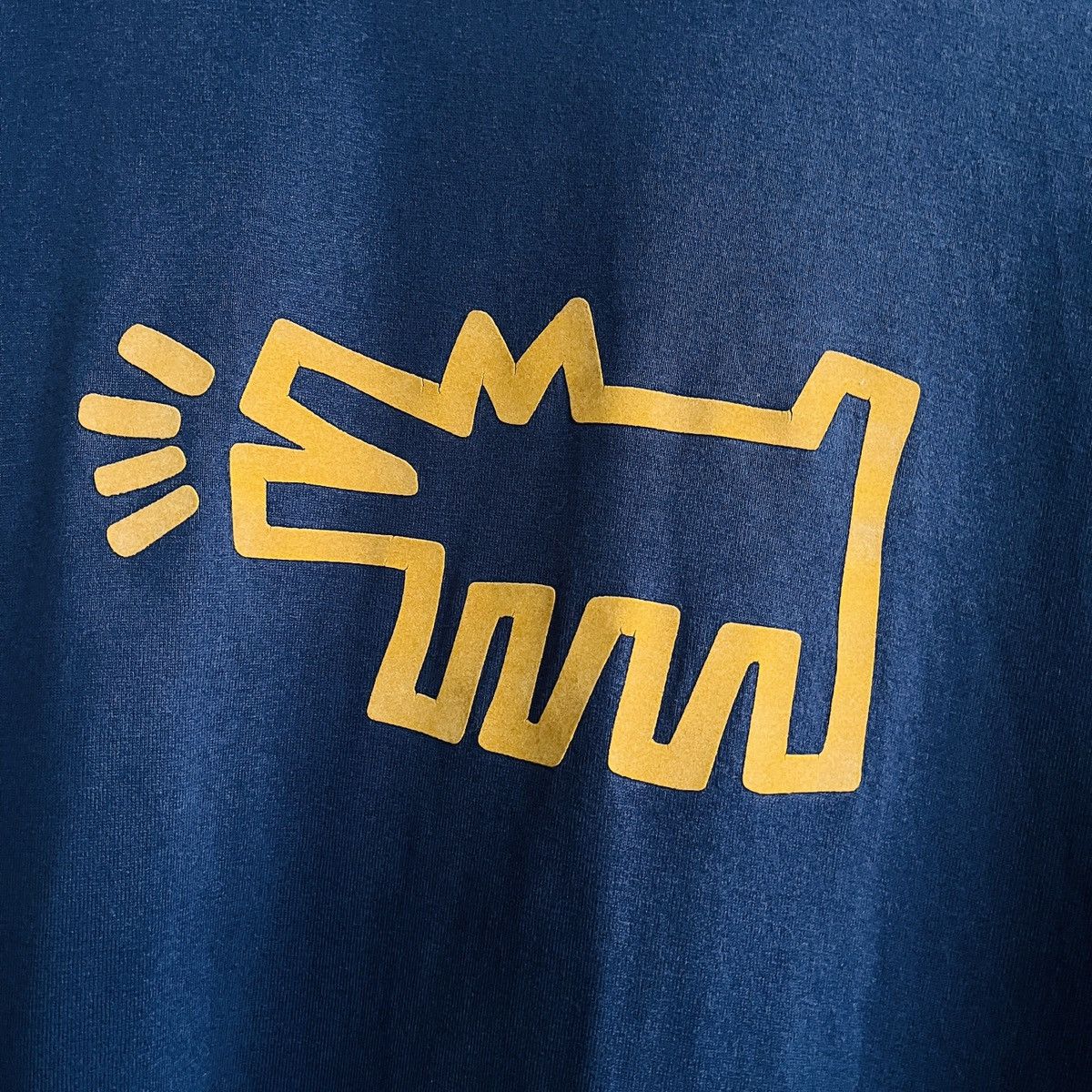 Keith Haring × Vintage Sun Faded Vintage Keith Haring Iconic Logo Long Sleeves Size US L / EU 52-54 / 3 - 10 Thumbnail