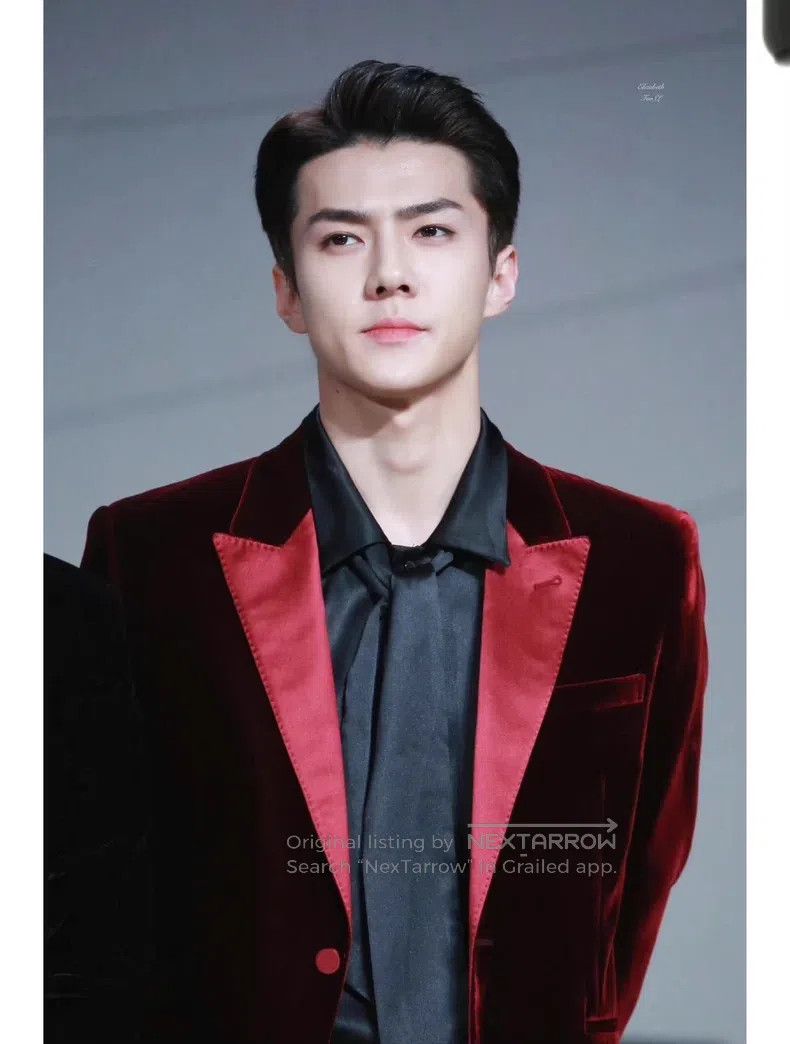 Saint Laurent Paris Saint Laurent Paris Red Velvet Suit Size US S / EU 44-46 / 1 - 7 Thumbnail