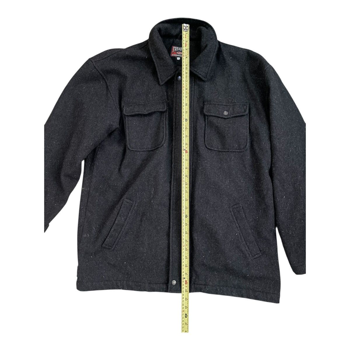 Other Trenders Basics Men’s Size XXL Wool Button Zip Down Lined Size US XXL / EU 58 / 5 - 6 Thumbnail