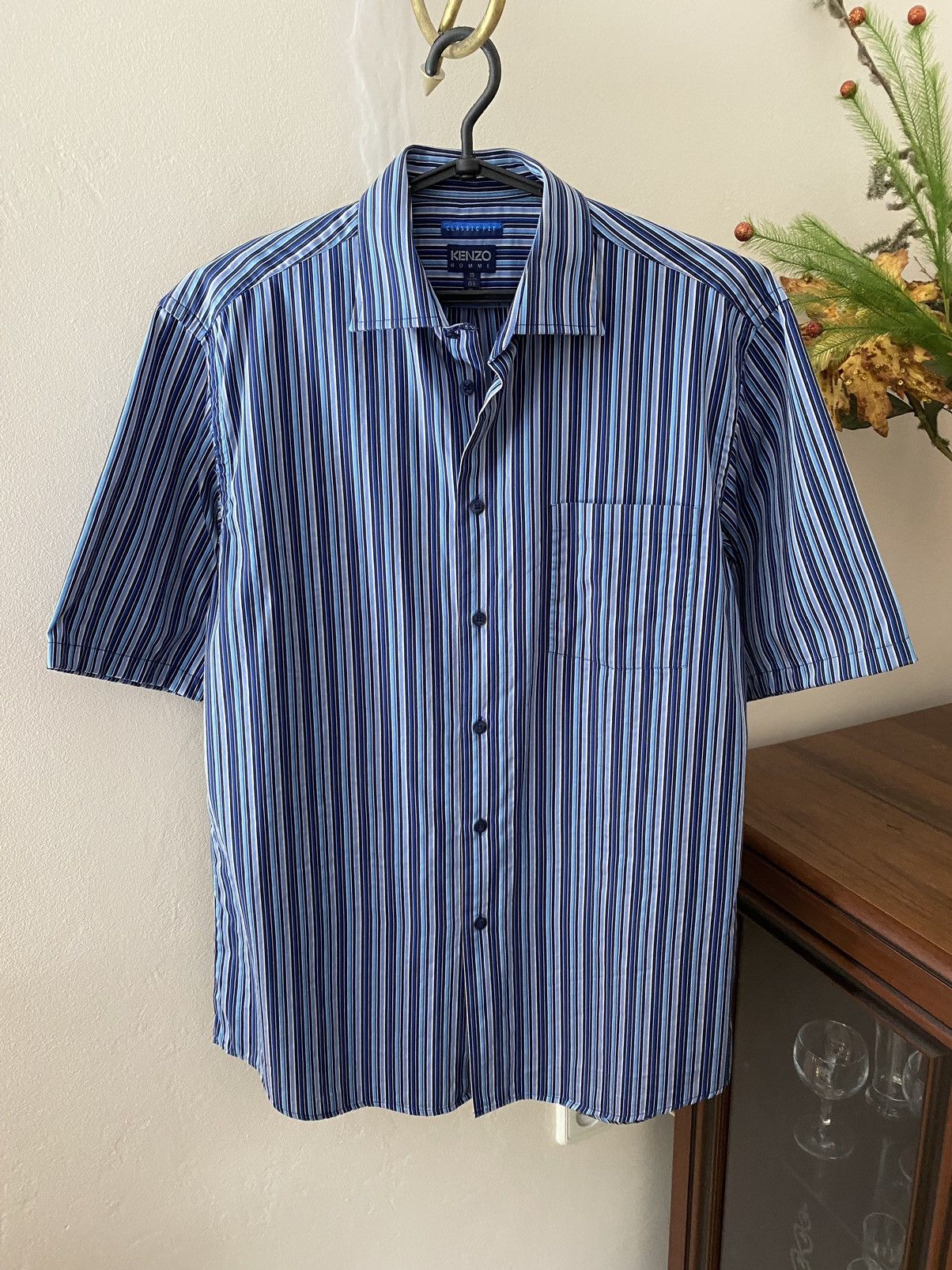Kenzo × Vintage Vintage Kenzo Homme Shirt Button Up Size US M / EU 48-50 / 2 - 1 Thumbnail