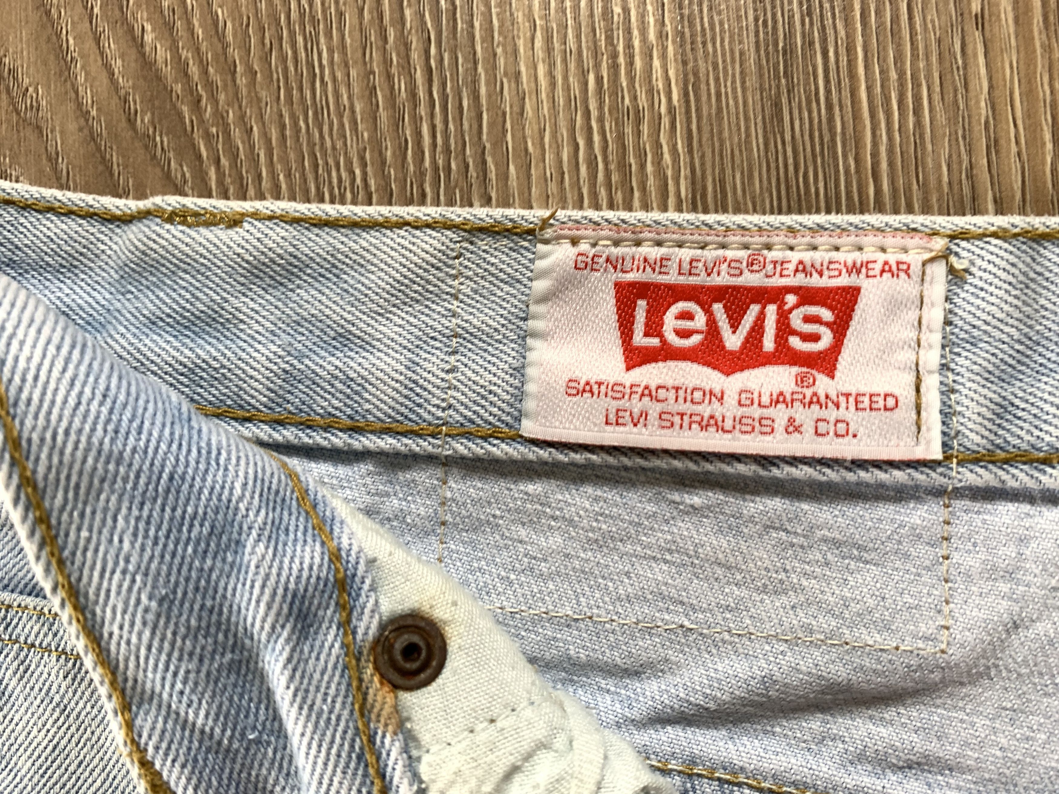 Levi's 501 Vintage White Jeans