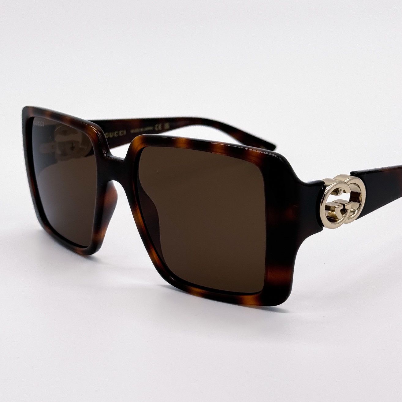 Gucci NEW GUCCI GG1692S 002 SQUARE HAVANA BROWN WOMEN SUNGLASSES Size ONE SIZE - 6 Thumbnail