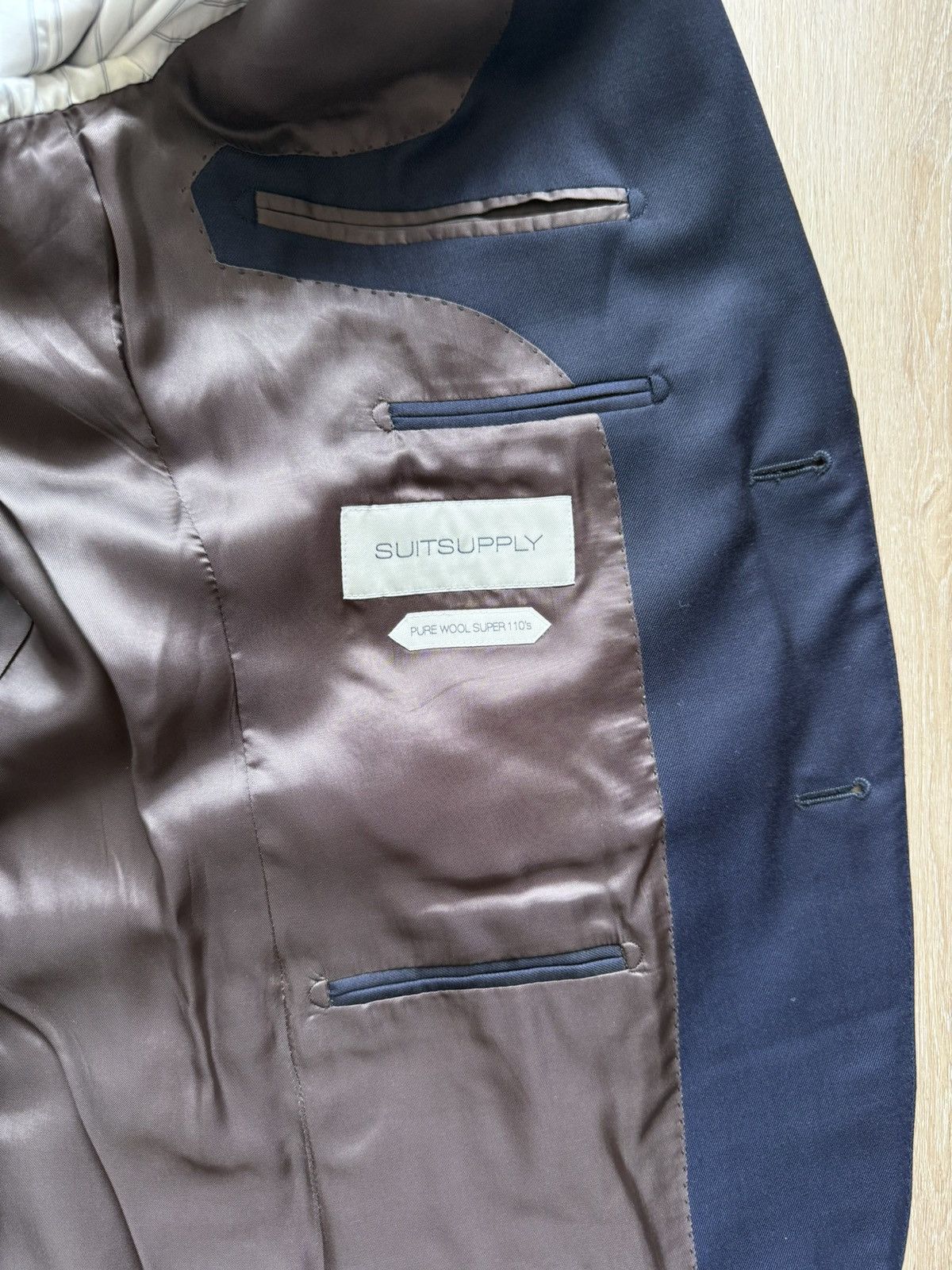 Suitsupply Suitsupply Napoli Single Breasted Suit Size 44R - 4 Thumbnail