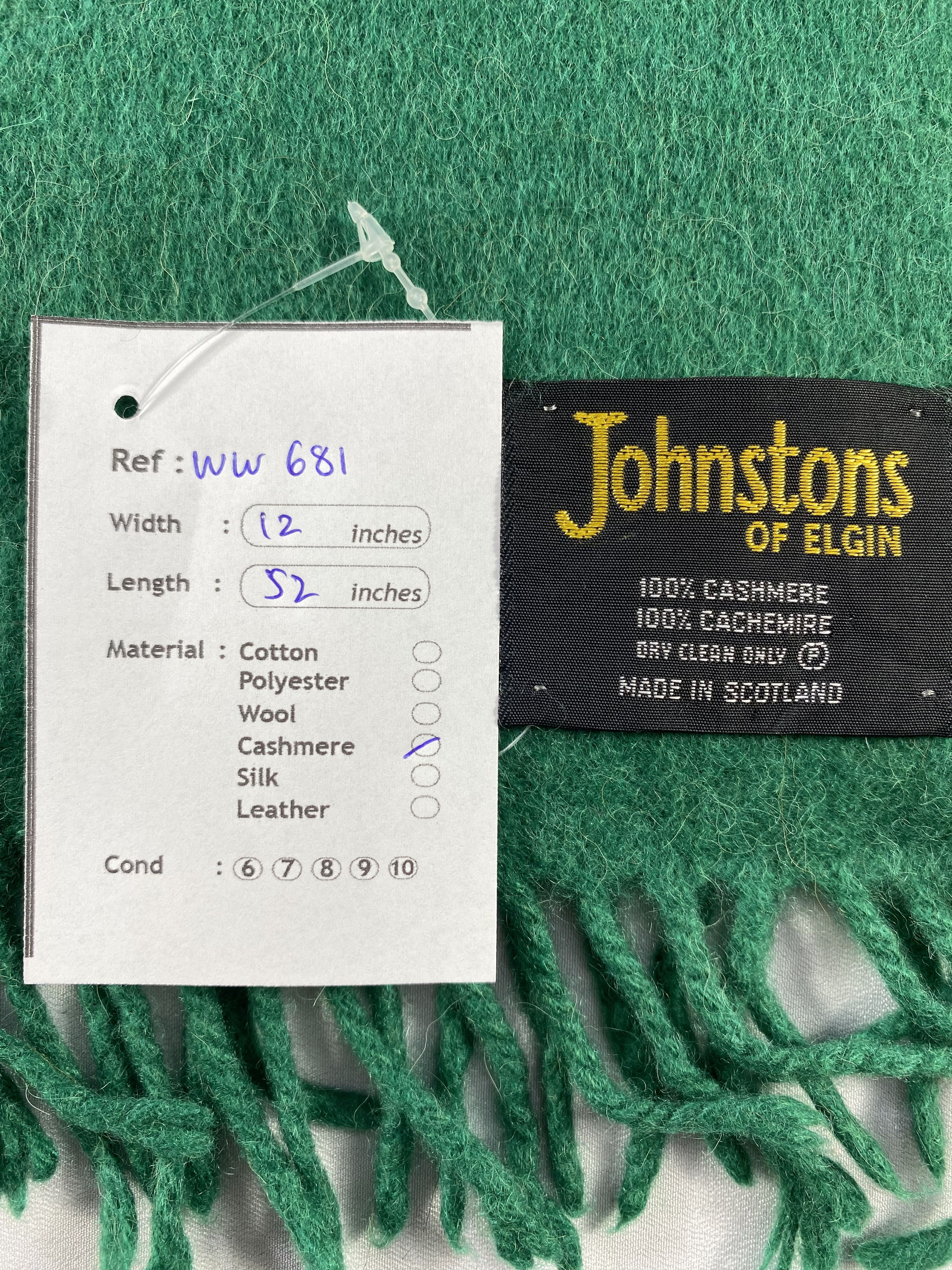 Johnstons Of Elgin × Vintage Johnstons Of Elgin Scarf / Muffler / Neckwear Size ONE SIZE - 5 Thumbnail