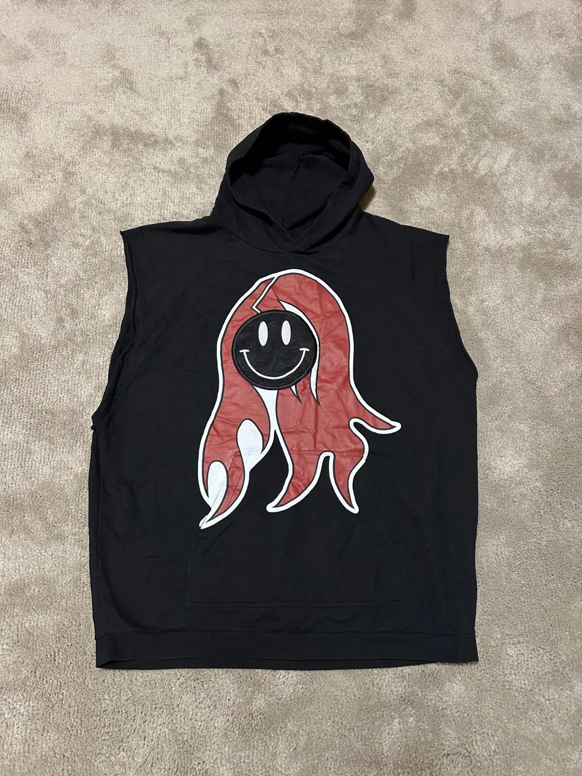 Raf Simons SWEATSHIRT RAF SIMONS OVERSIZED SLEEVLESS HOODIE Sz L Size US L / EU 52-54 / 3 - 1 Thumbnail