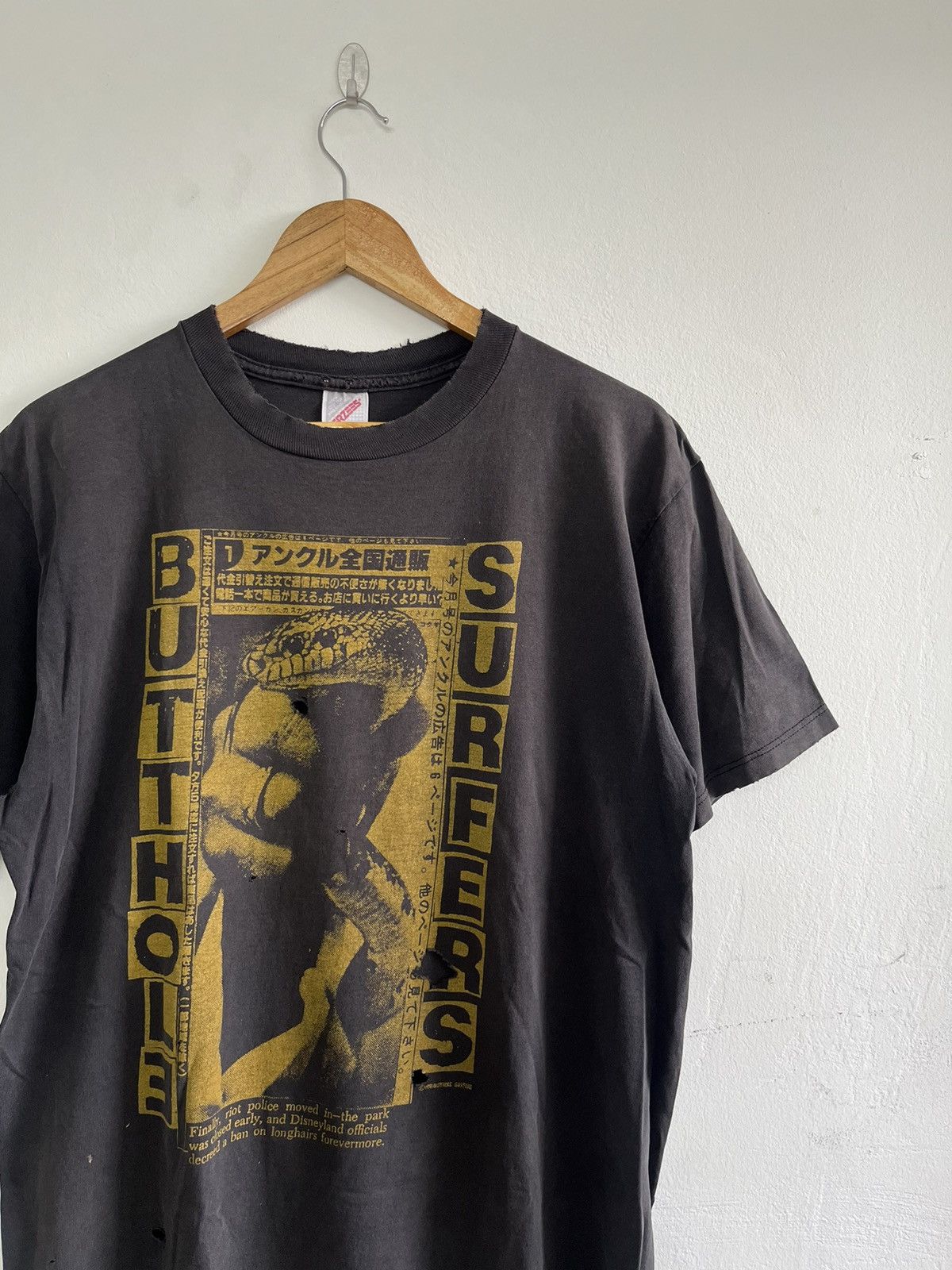Band Tees × Vintage Vintage 93’ butthole Surfers Snake Charmer Tshirt Size US L / EU 52-54 / 3 - 3 Thumbnail