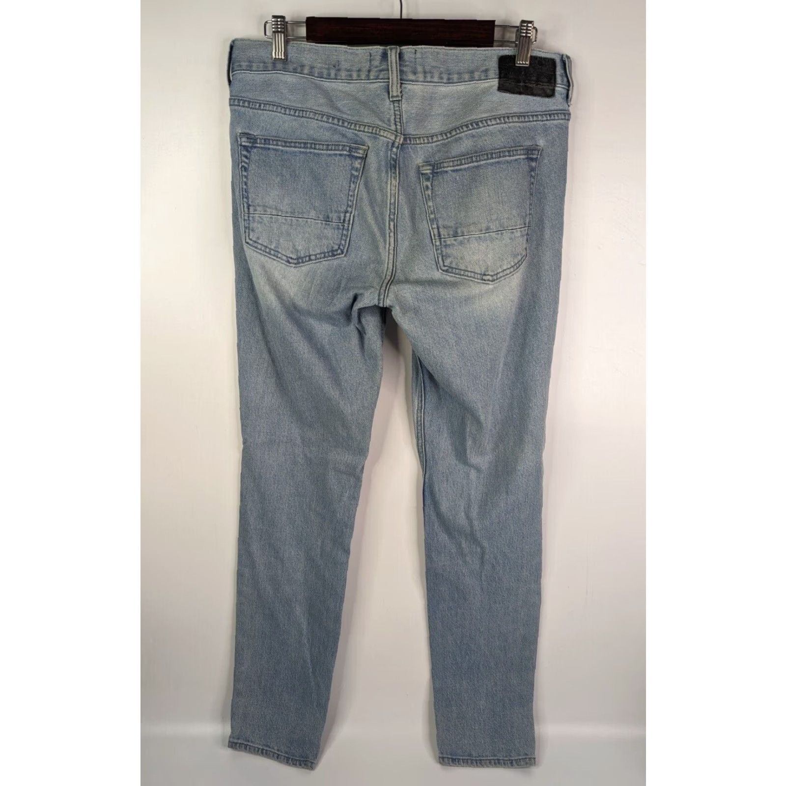 Pacsun Pacsun Jeans Skinny Light Wash Denim 33x33 Slim Stretch Comfort Zip Pockets Men Size US 33 - 4 Thumbnail