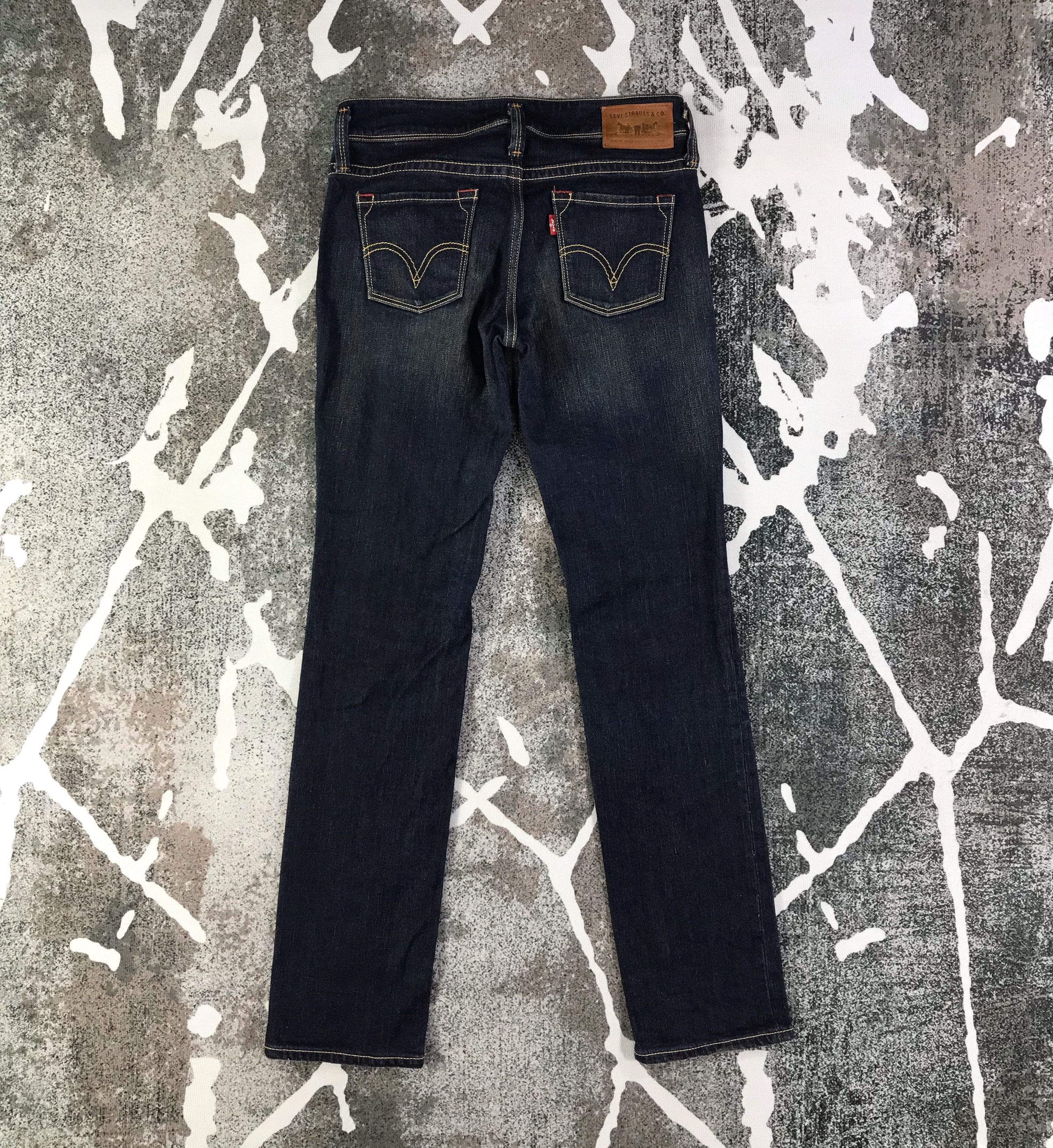 Levi's Vintage Levis 552 Jeans Dark Wash Denim KJ1854 Size 28" / US 6 / IT 42 - 2 Thumbnail
