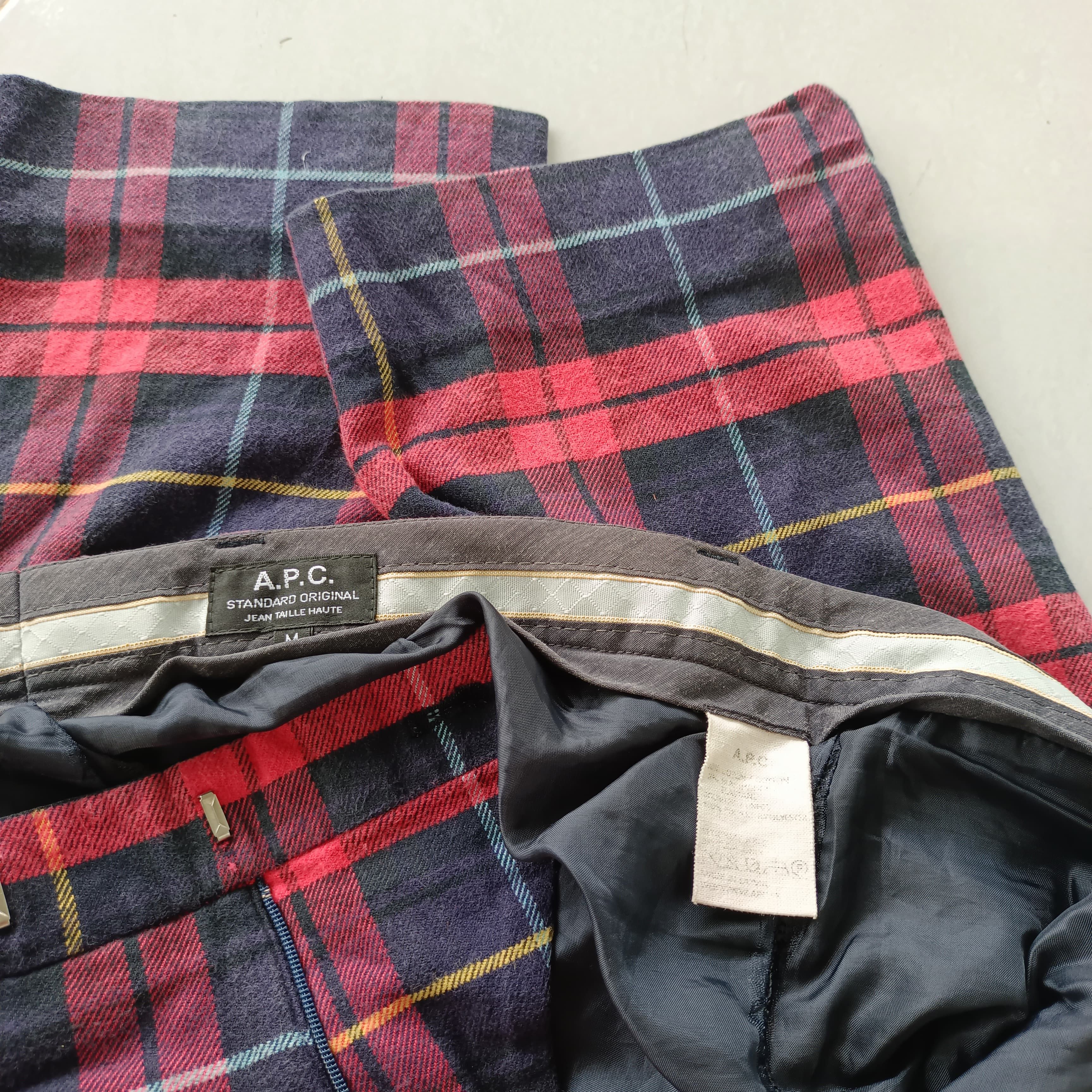 A.P.C. × Japanese Brand APC Tartan Pants Size US 33 - 4 Thumbnail