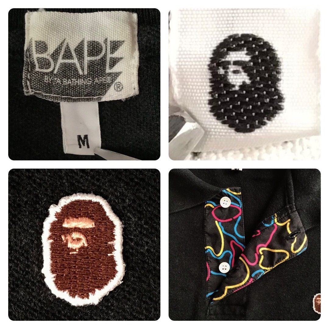 Bape BAPE APE HEAD polo shirt NEON CAMO a bathing ape NIGO Size US M / EU 48-50 / 2 - 6 Thumbnail