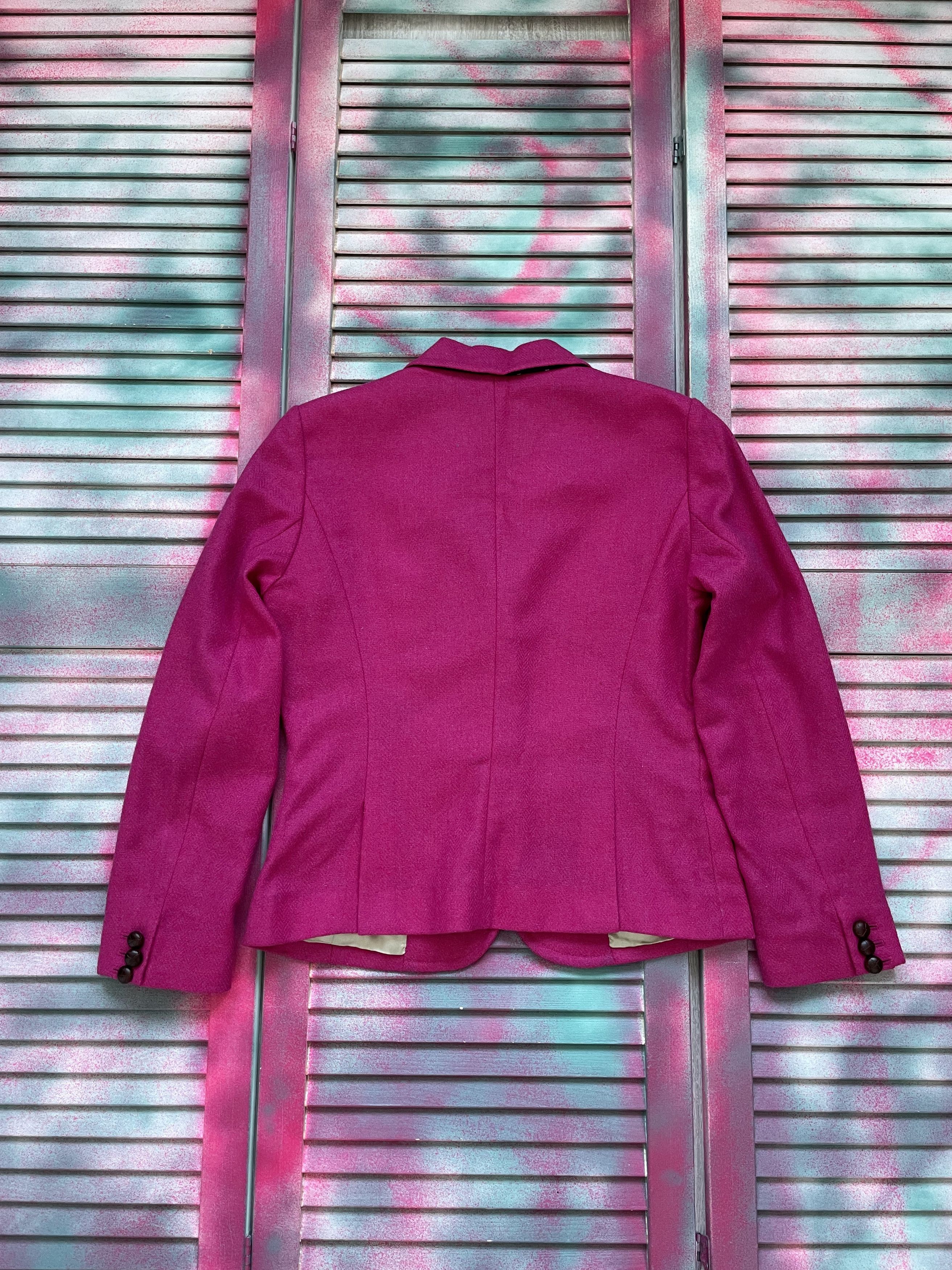 J.Crew J.Crew Wool Pink Blazer Size S / US 4 / IT 40 - 7 Thumbnail