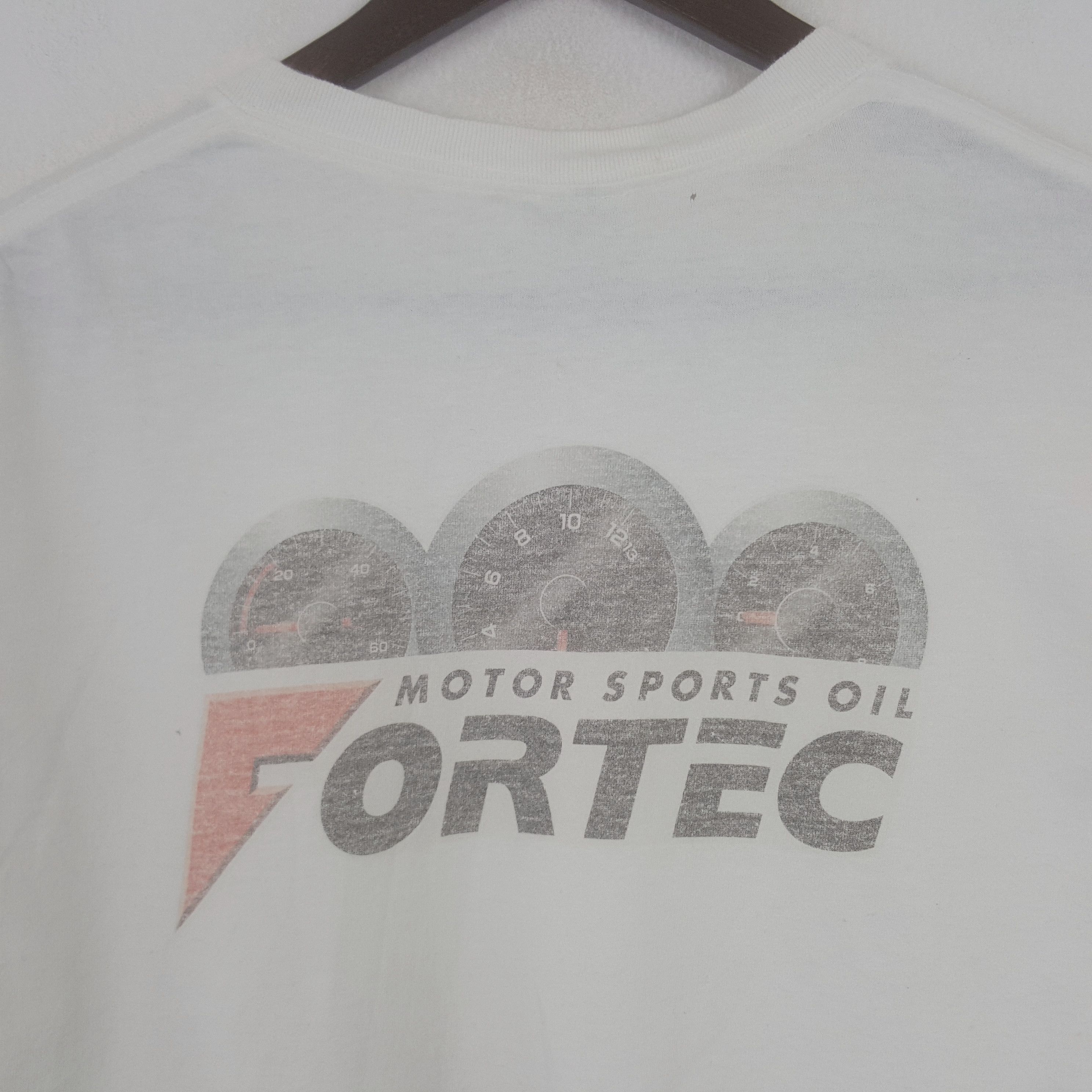 Vintage Vintage Fortec Motor Sport Oil Tshirt Size US L / EU 52-54 / 3 - 2 Thumbnail