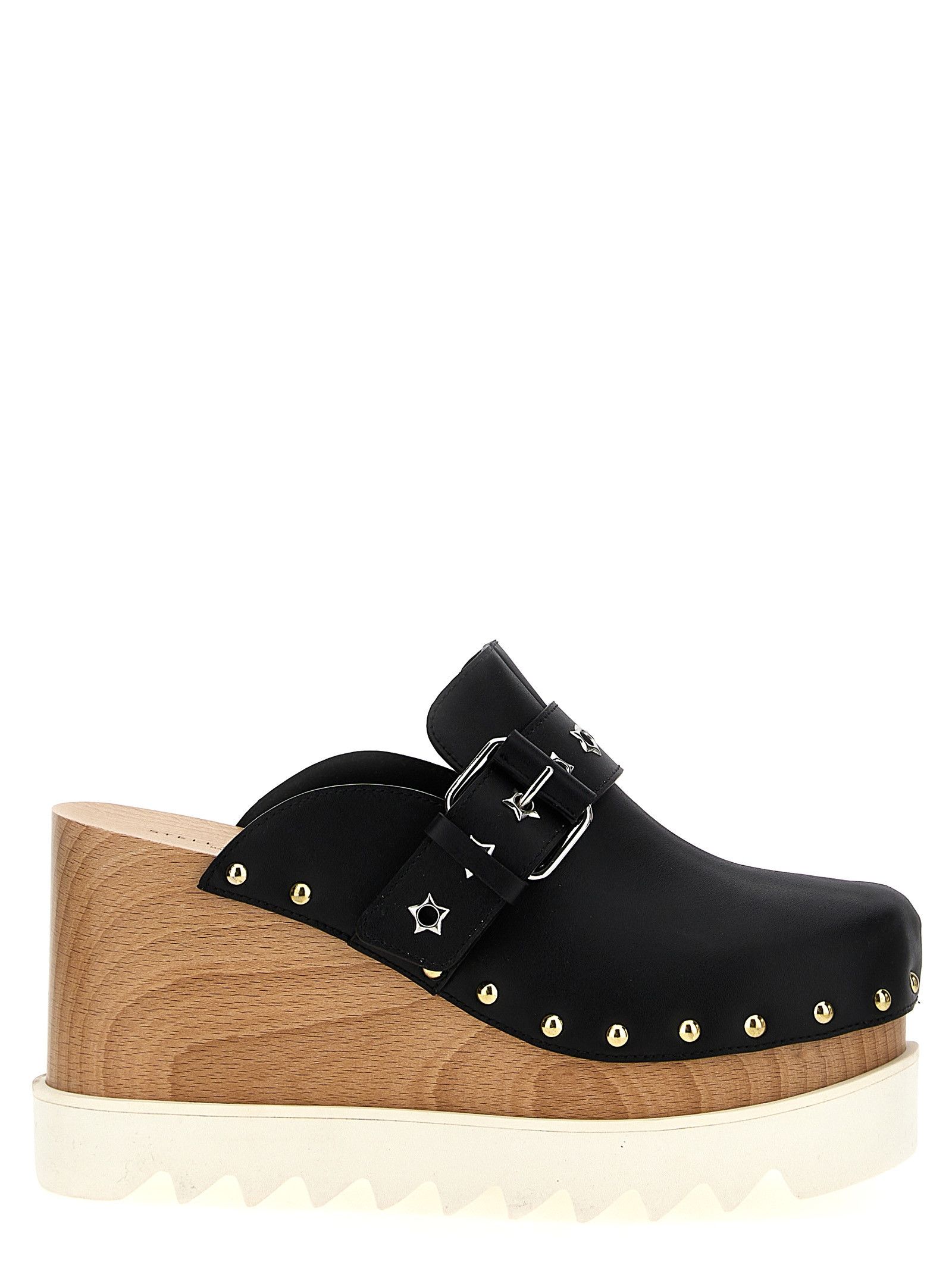 Stella McCartney Black Alter Mat Sneak-Eye Mules | Grailed