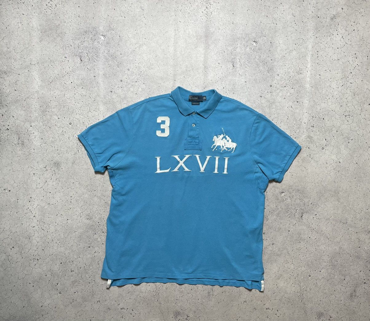 Polo Ralph Lauren Polo Ralph Lauren LXVII #3 Vintage 90s Big Pony Polo T-Shirt Size US XXL / EU 58 / 5 - 1 Thumbnail