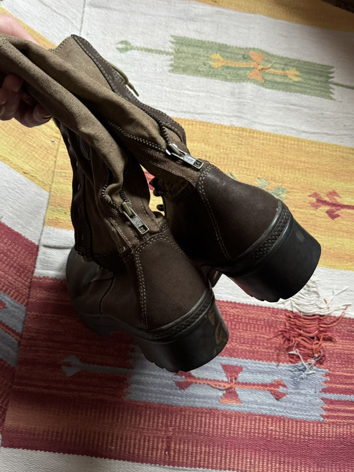 Palladium Vintage 00’s Palladium Military Khaki Army Hi Tops Size US 8 / EU 41 - 9 Thumbnail