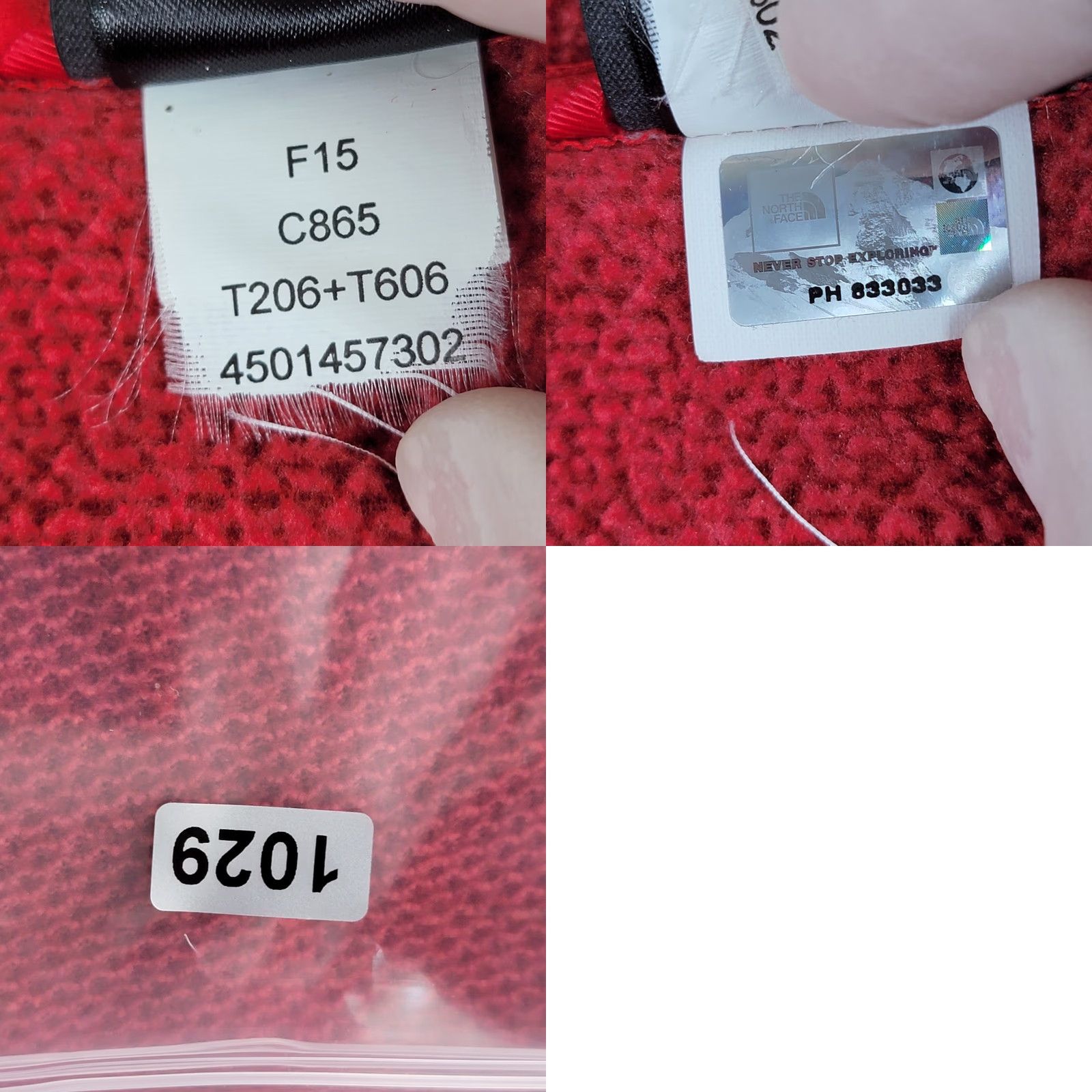 The North Face The North Face Red Full Zipup Jacket Men L Red Full Zip Jacket Size US L / EU 52-54 / 3 - 10 Thumbnail