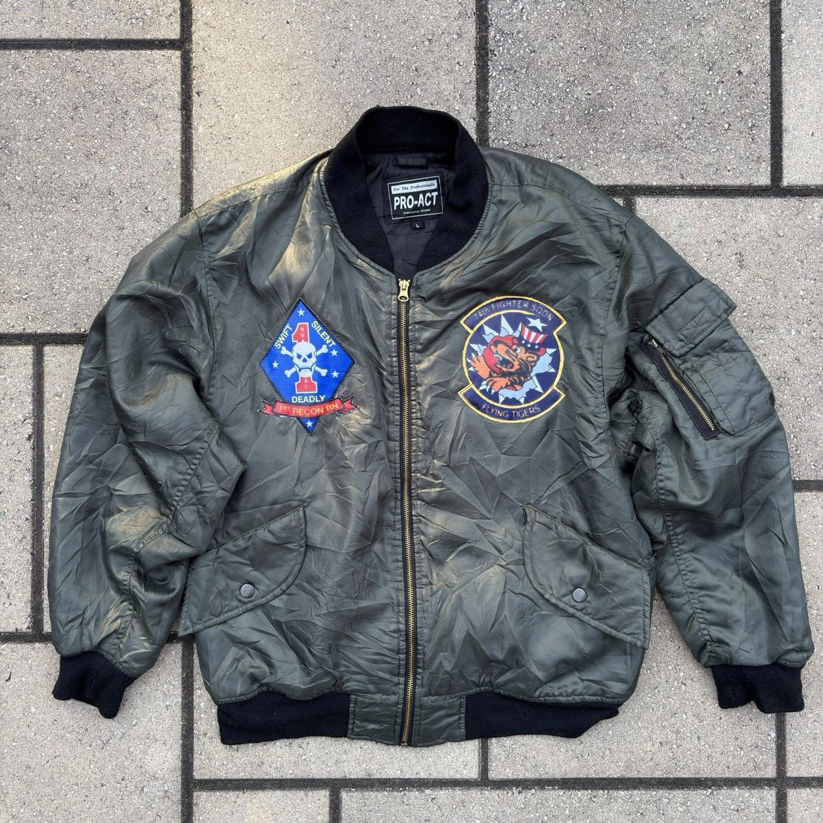 Other Japanese Brand Pro-Act Produced by Kohnan Bomber Jacket Size US L / EU 52-54 / 3 - 1 Thumbnail