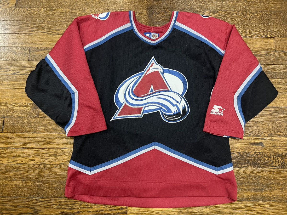 Vintage Colorado Avalanche Black Alternate Hockey Jersey