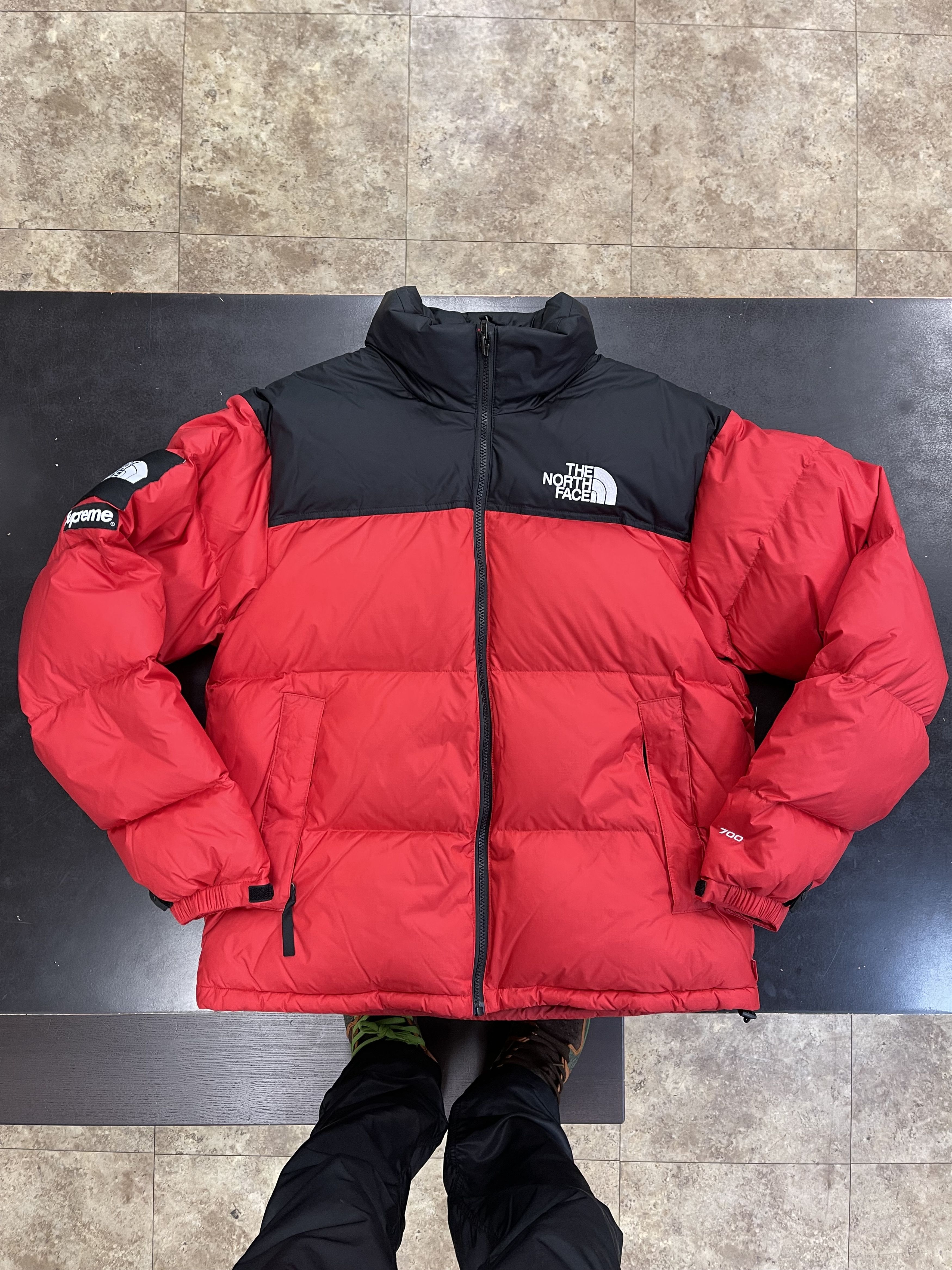 Supreme × The North Face Supreme The North Face Nuptse Jacket FW24 Red Size US M / EU 48-50 / 2 - 1 Thumbnail