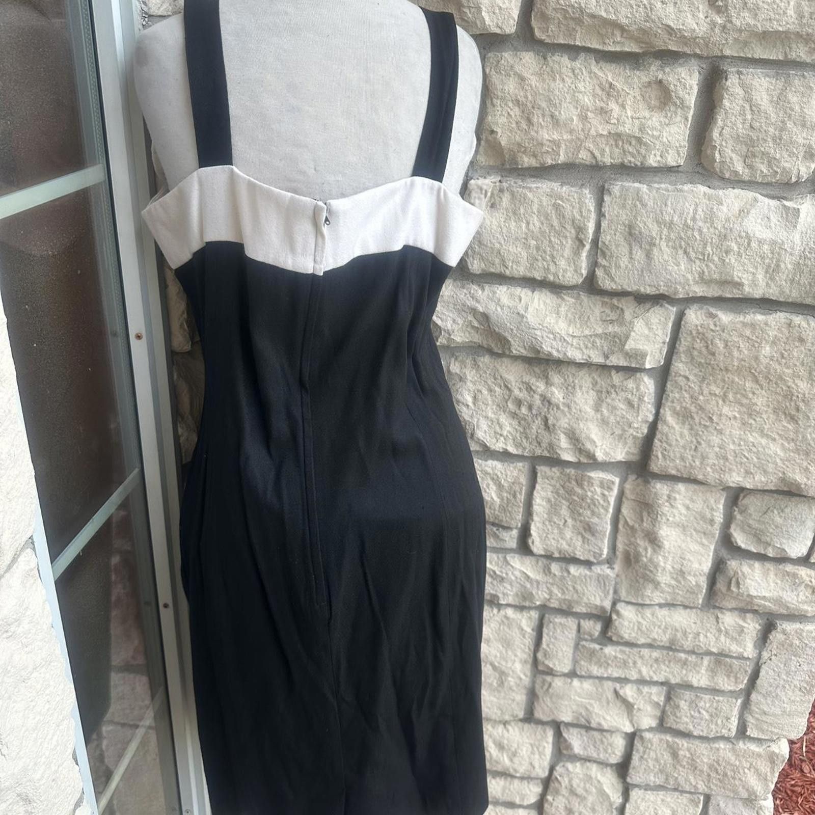 Other Black and white 90s vintage ddress #90sfashion Size XXL / US 16-18 / IT 52-54 - 3 Thumbnail