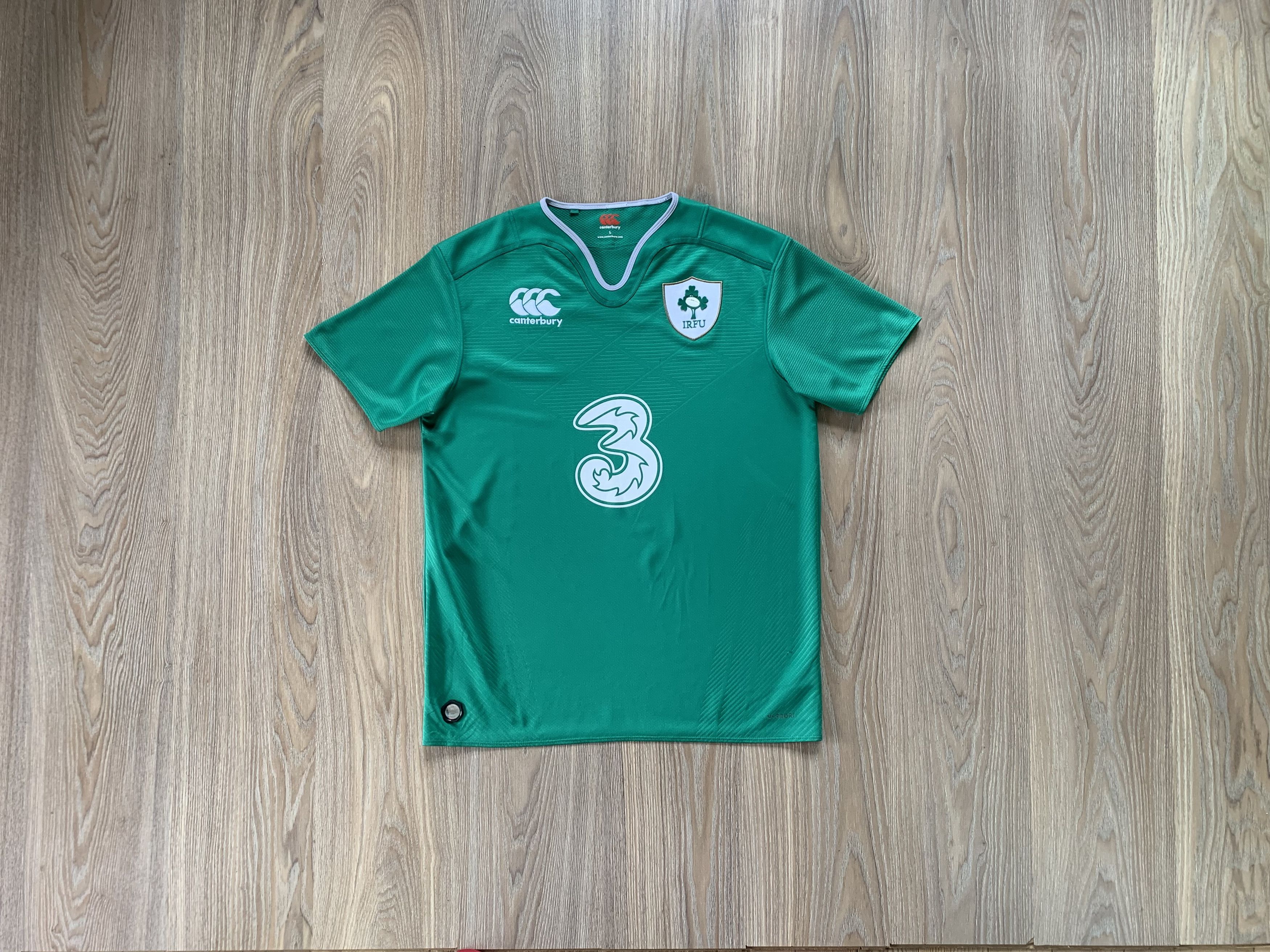 Canterbury of New Zealand Canterbury Red Rugby Polo T-Shirt Size US L / EU 52-54 / 3 - 1 Thumbnail