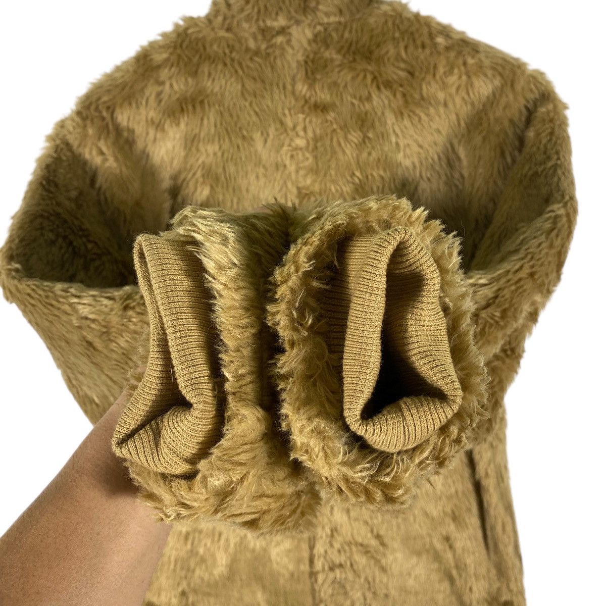 Japanese Brand × Sagafurs × Vintage Vintage Neutral Infinity Faux Fur Button Jacket Size US M / EU 48-50 / 2 - 7 Thumbnail