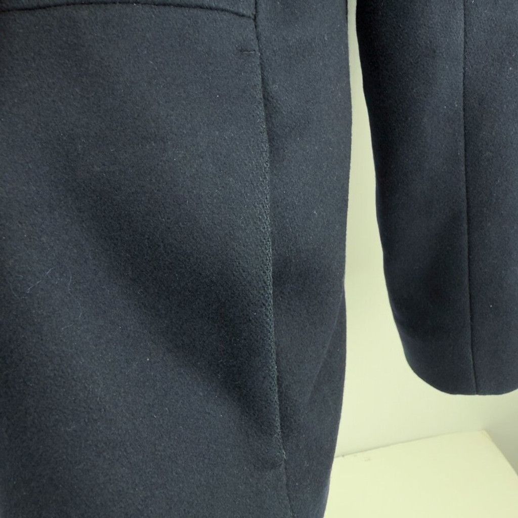 Cos COS Wool Navy Blue Contemporary Fall Hooded Jacket sz 36 R Size US L / EU 52-54 / 3 - 5 Thumbnail