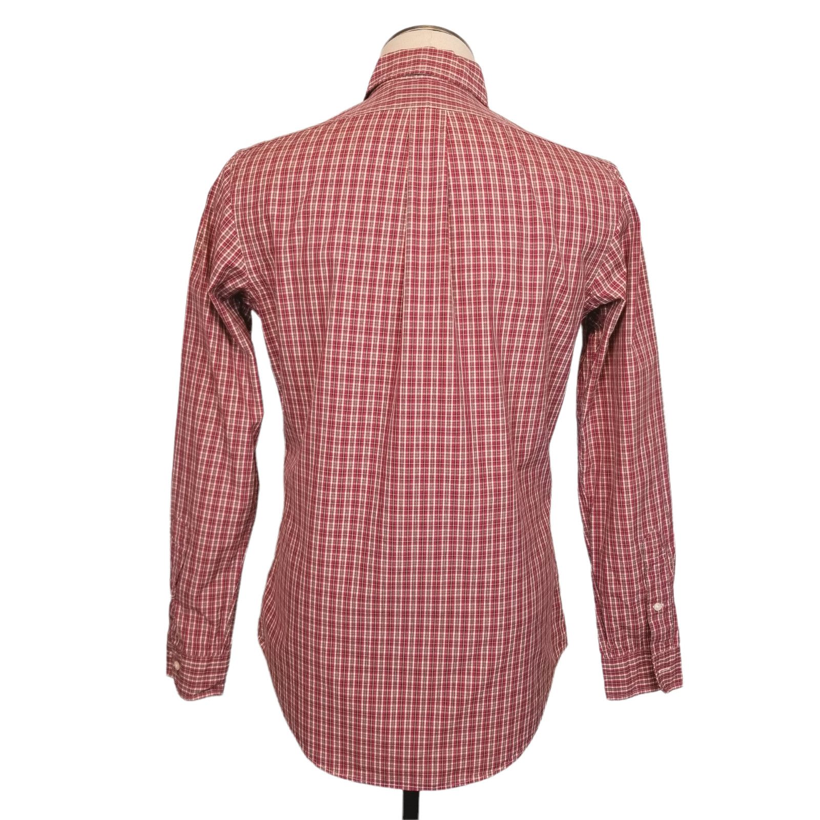 Ralph Lauren Ralph Lauren Plaid Cotton Custom Fit Shirt Red Sz Small Size US S / EU 44-46 / 1 - 4 Thumbnail