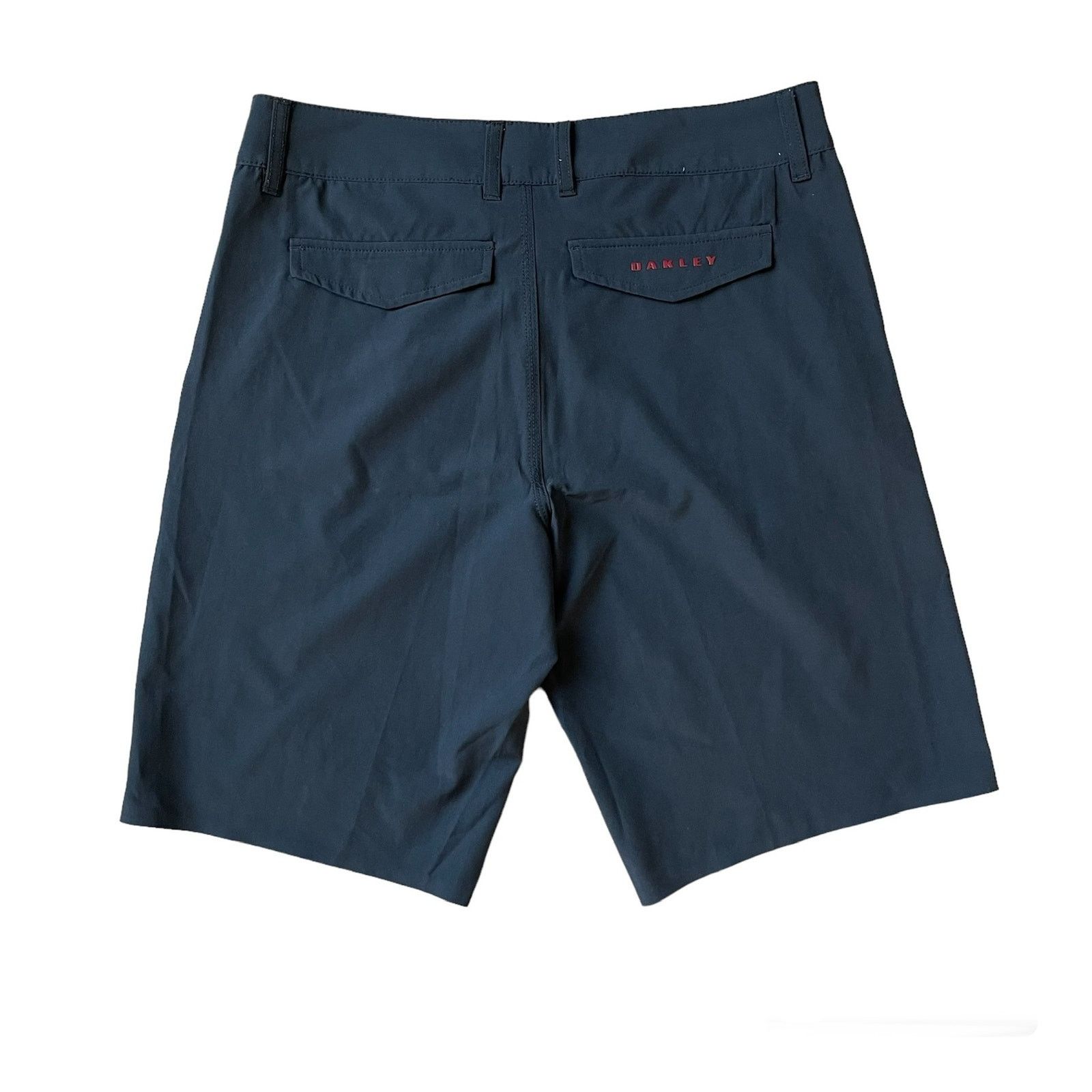 Oakley Oakley Performance Fit Navy Flat Front Casual Dressy Shorts Size US 31 - 2 Thumbnail