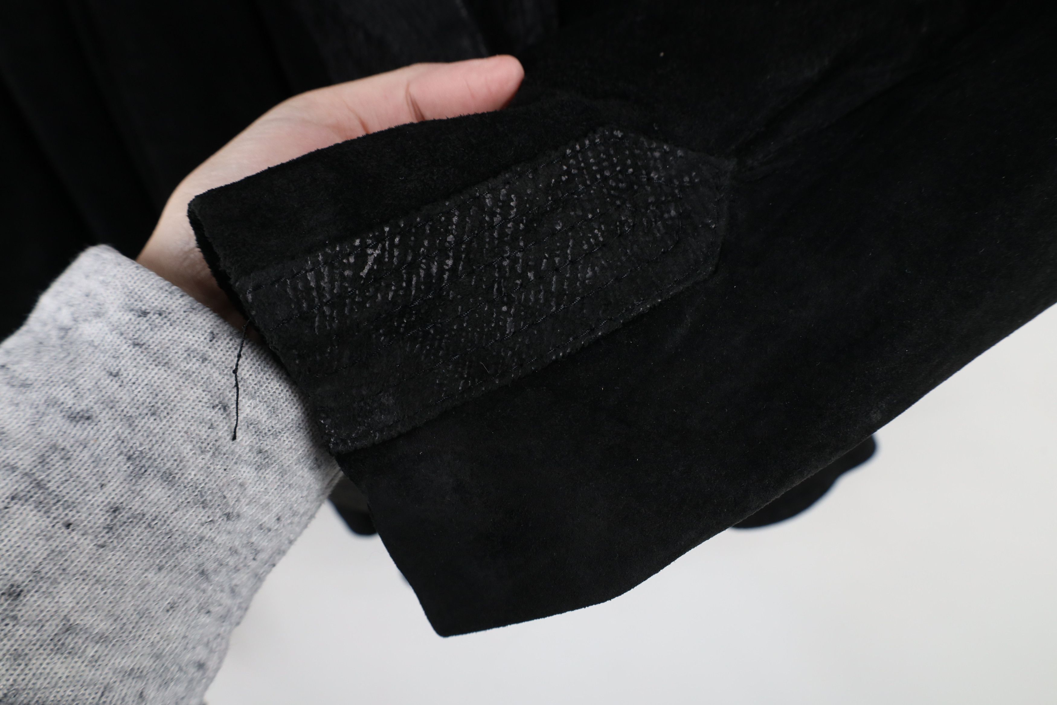 Vintage Vintage 80s 90s Streetwear Cropped Suede Leather Jacket Size M / US 6-8 / IT 42-44 - 5 Thumbnail