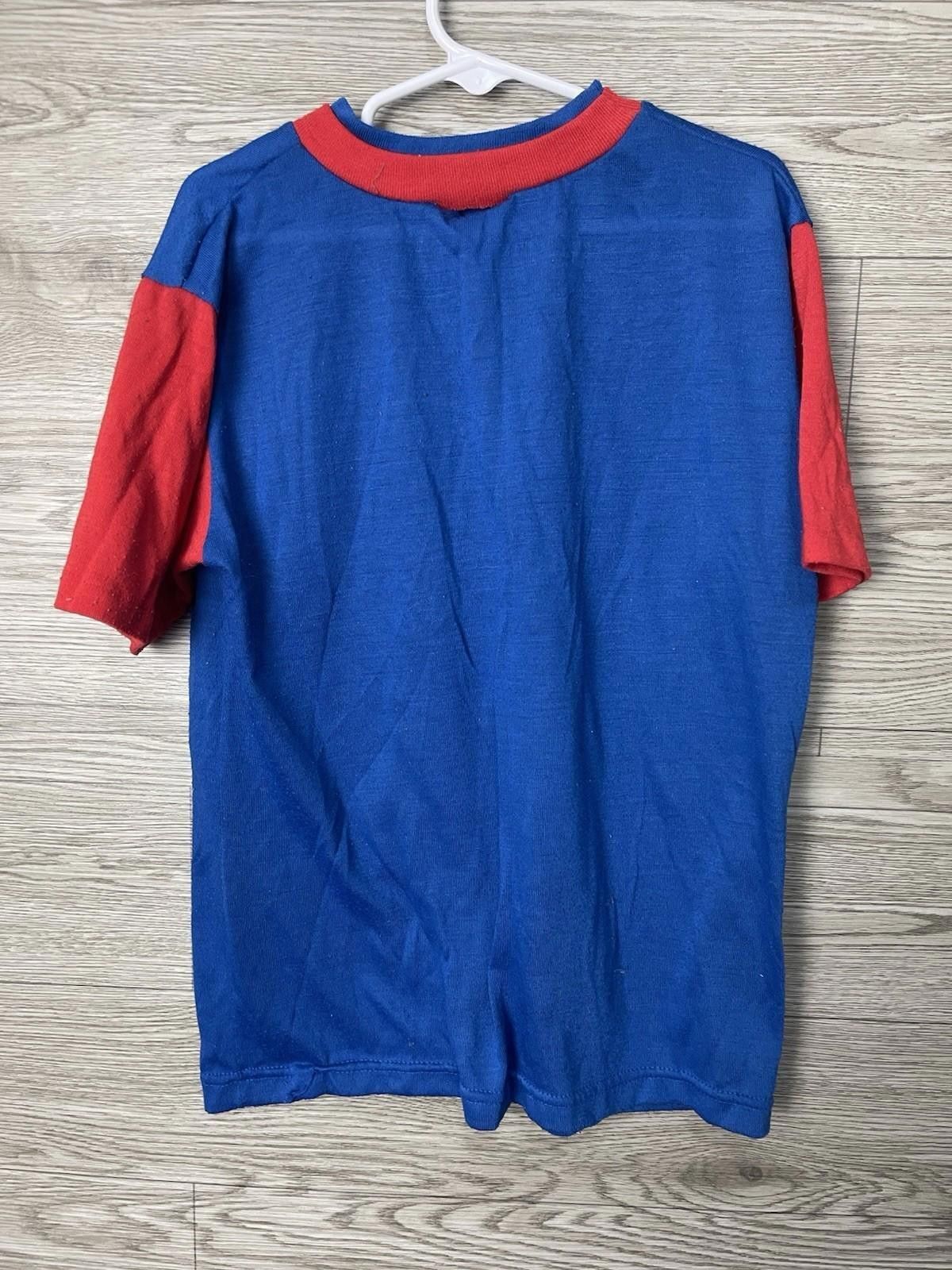 Other Vintage Batman Superman T Shirt USA Youth M? Single Stitch Size ONE SIZE - 3 Thumbnail