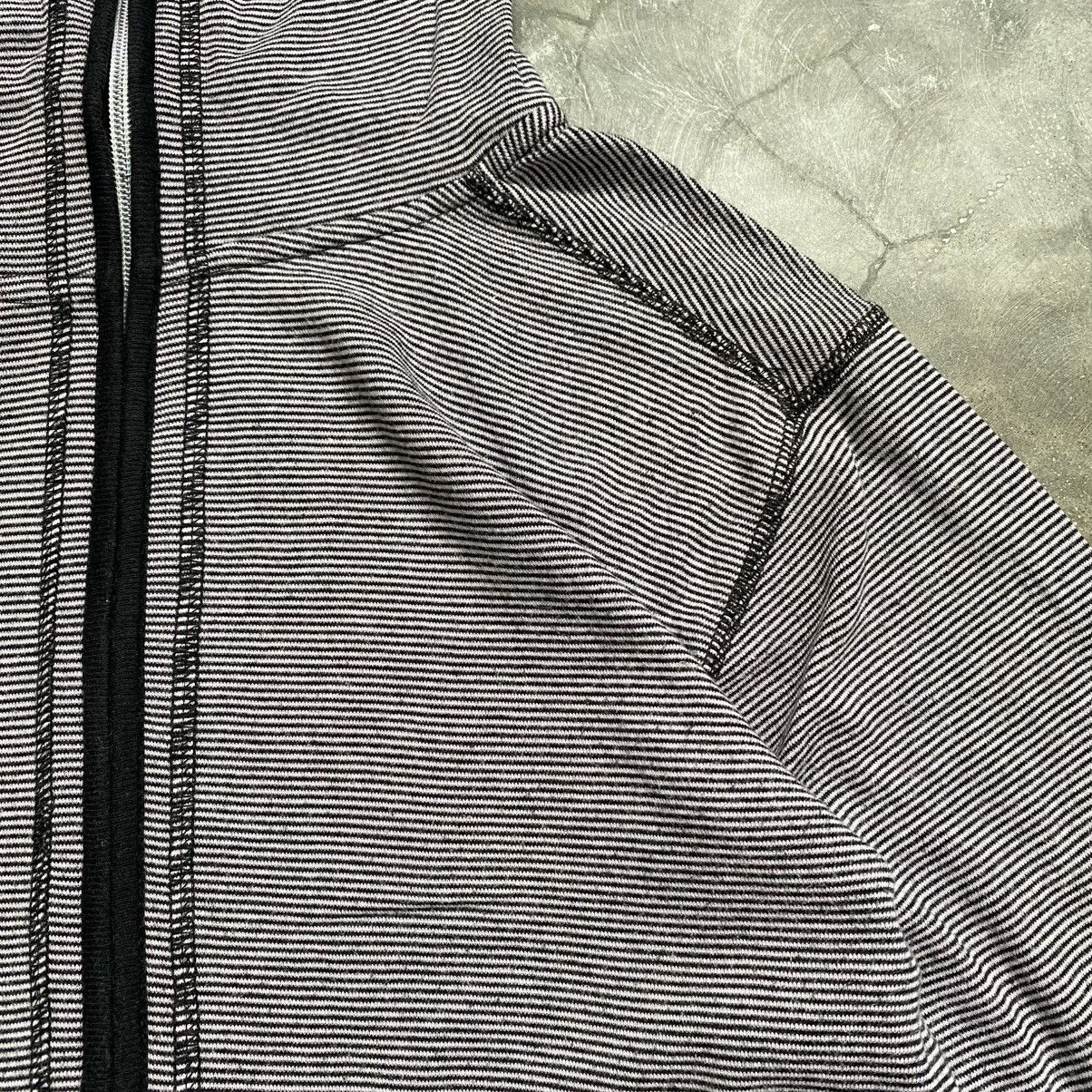 Japanese Brand 2000s Bepart Store Y2K Style Double Zip Stripe Zip Up Hoodie Size US XXS / EU 40 - 6 Thumbnail