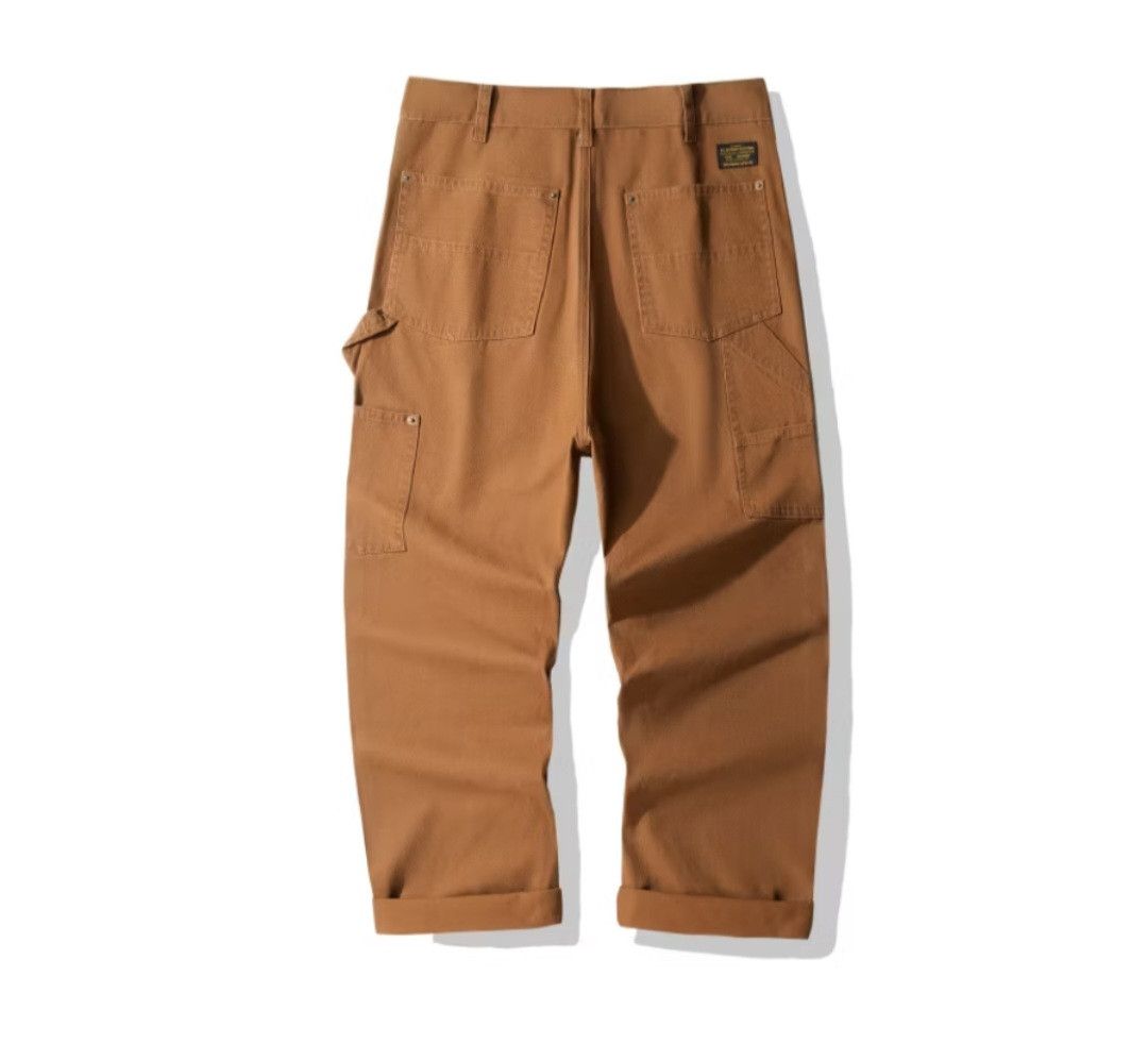 Japanese Brand Double knee Japanese style outfit straight cut khakis pant Size US 34 / EU 50 - 2 Thumbnail