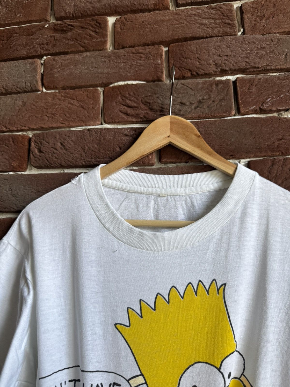 Cartoon Network Vintage 1990 Bart Simpson Don’t Have a Cow Tee Cartoon Movie Size US L / EU 52-54 / 3 - 6 Thumbnail
