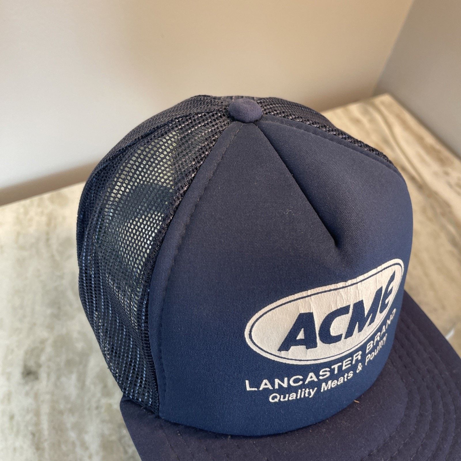 Vintage Vtg 1980’s Trucker Hat Snapback Cap ACME Food Lancaster 9 Size ONE SIZE - 5 Thumbnail