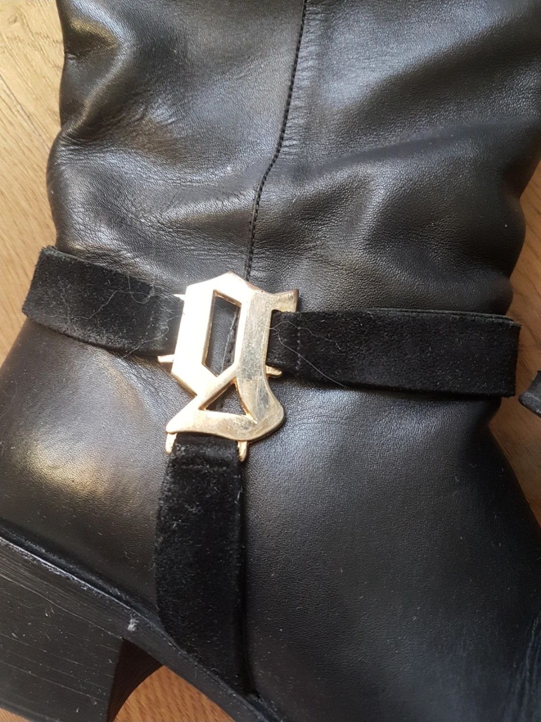 John Galliano Galliano biker leather boots Size US 9 / IT 39 - 6 Thumbnail