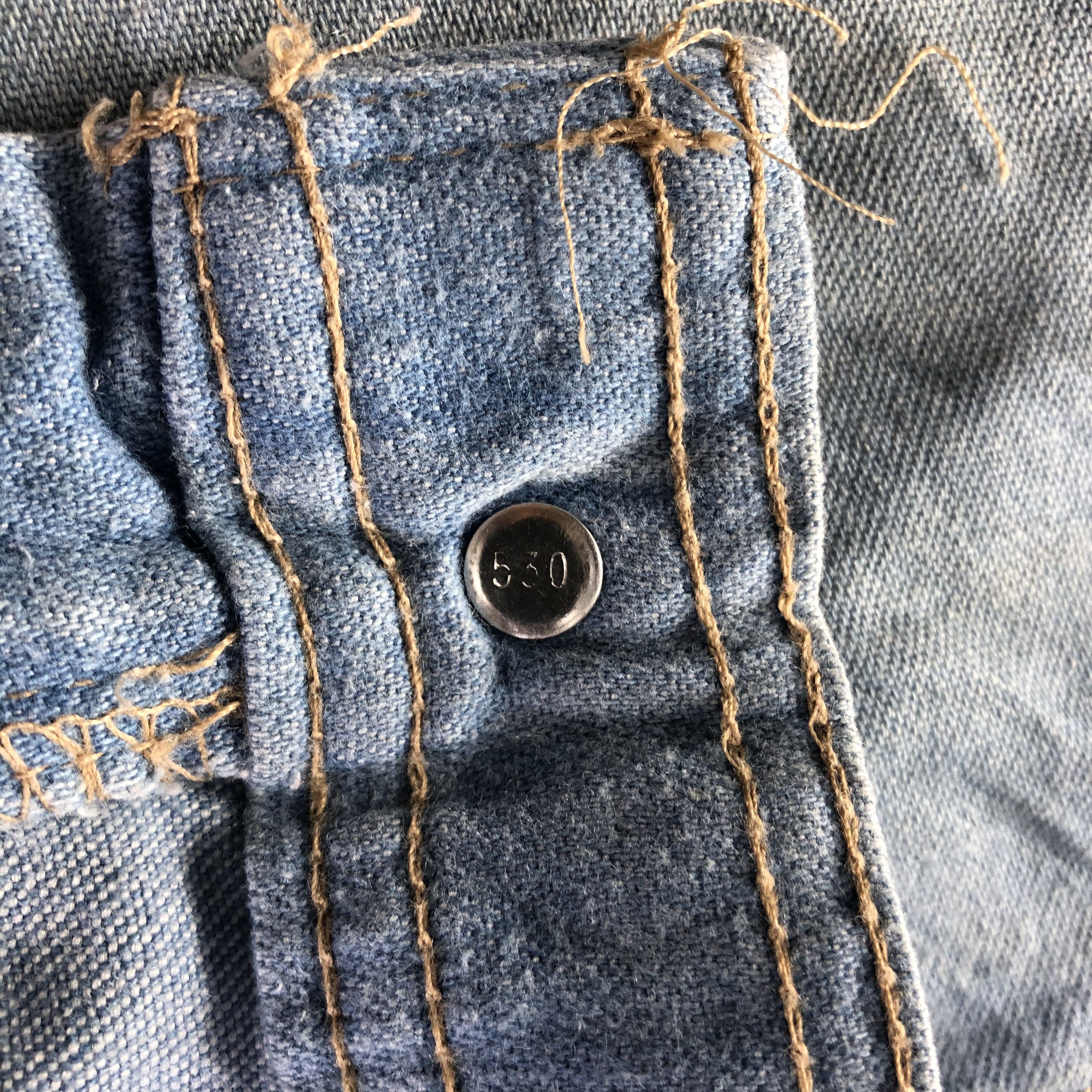 Levi's Vintage Blue Wash Levis Jeans-J4389 Size US 37 - 8 Thumbnail