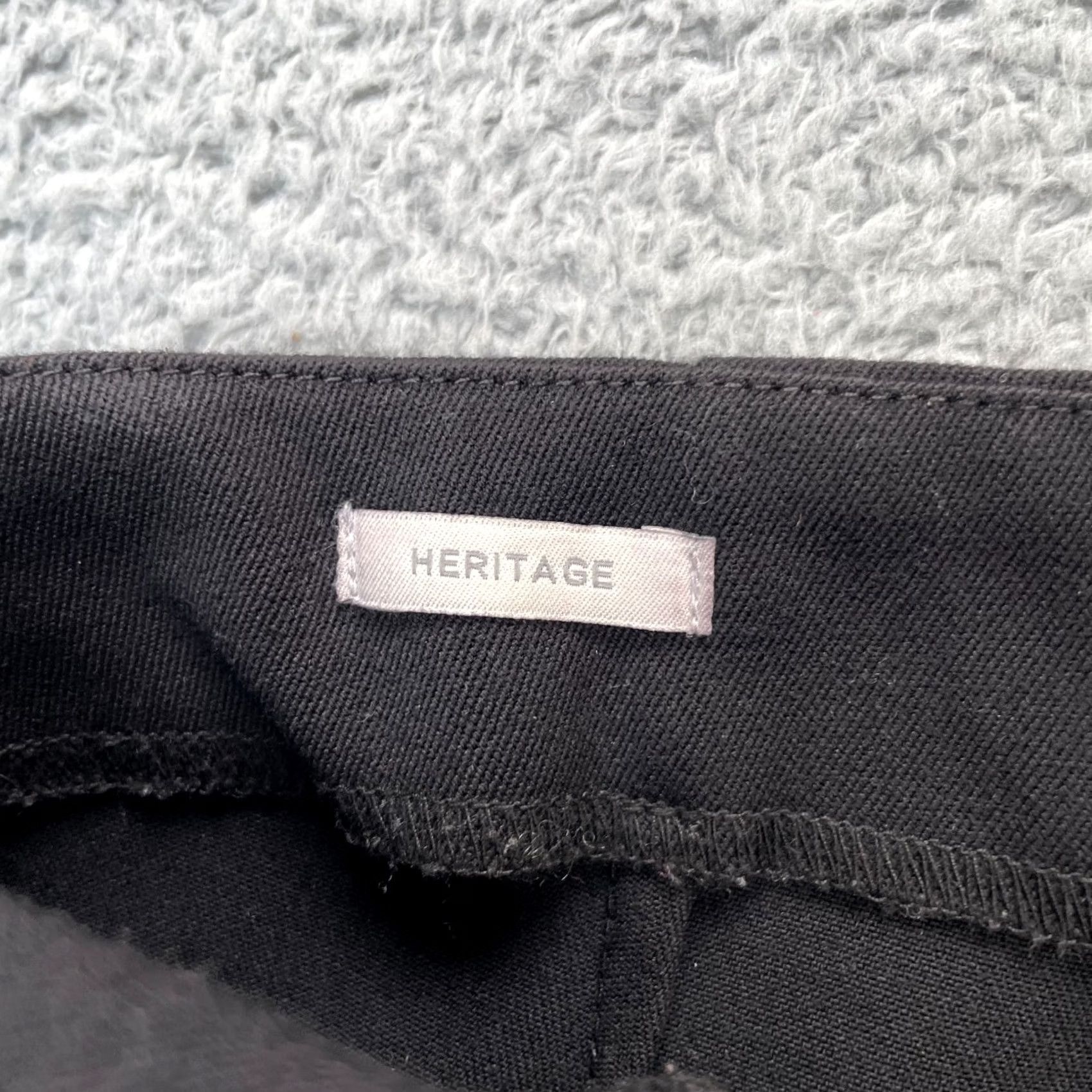 Talbots Talbots Pants Womens 4 Petites Black Heritage Straight Leg High Rise Side Zip Pants Woman 4P Black Polyester Rayon Spandex Size 28" / US 6 / IT 42 - 4 Thumbnail