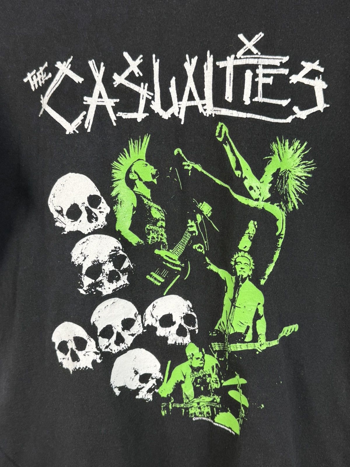 Band Tees Vintage The Casualties 2012 Hardcore Punk Band T-Shirt M Size US M / EU 48-50 / 2 - 2 Thumbnail