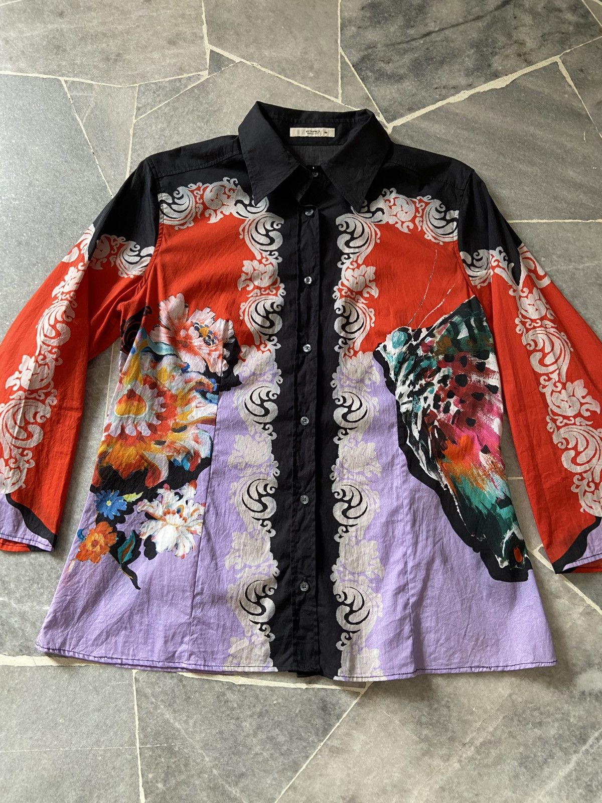 Etro ETRO Silk Floral Shirt Size US M / EU 48-50 / 2 - 3 Thumbnail