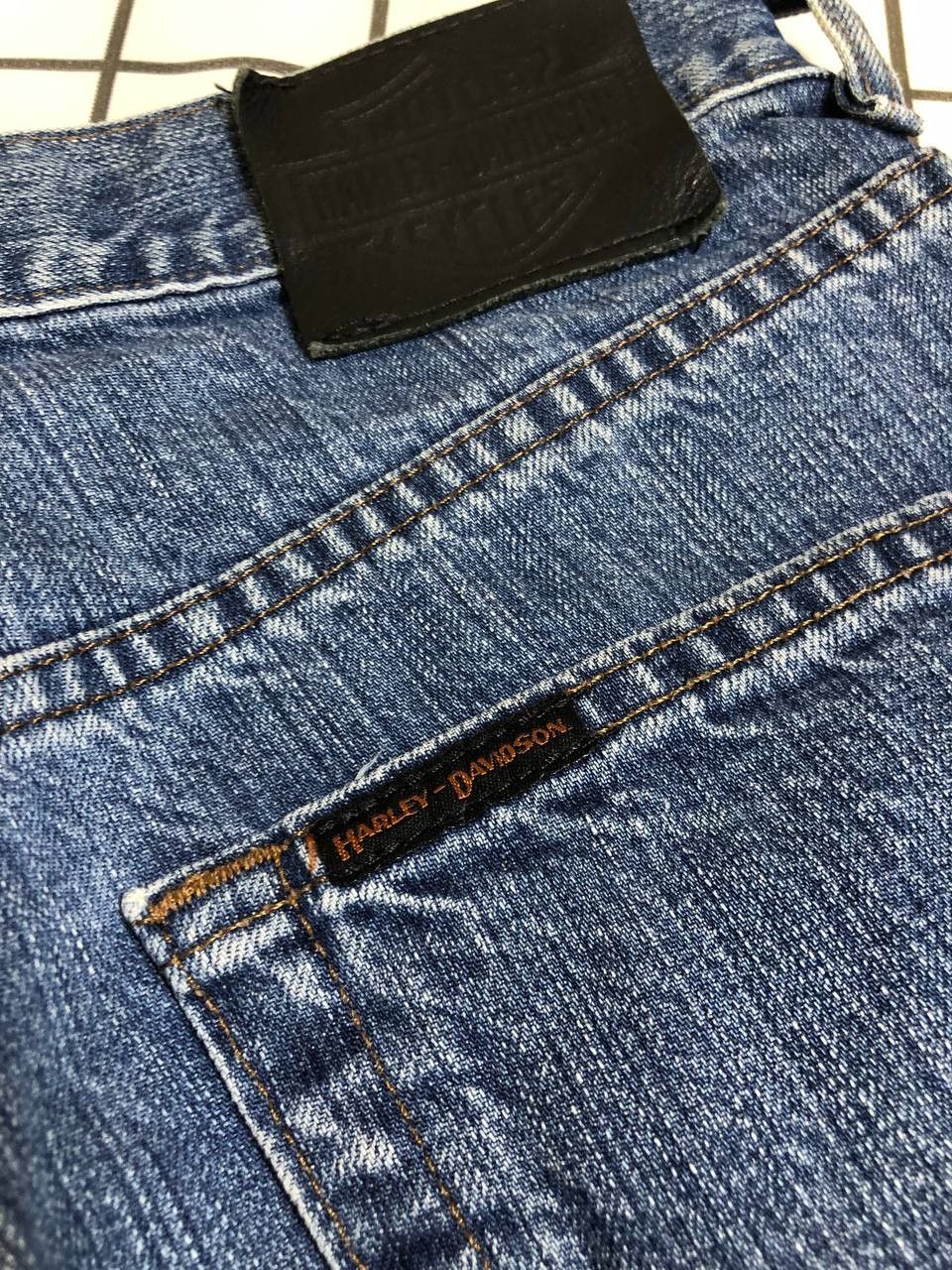 Harley Davidson Harley-Davidson Vintage Relaxed Leg Jeans Size US 28 / EU 44 - 19 Thumbnail
