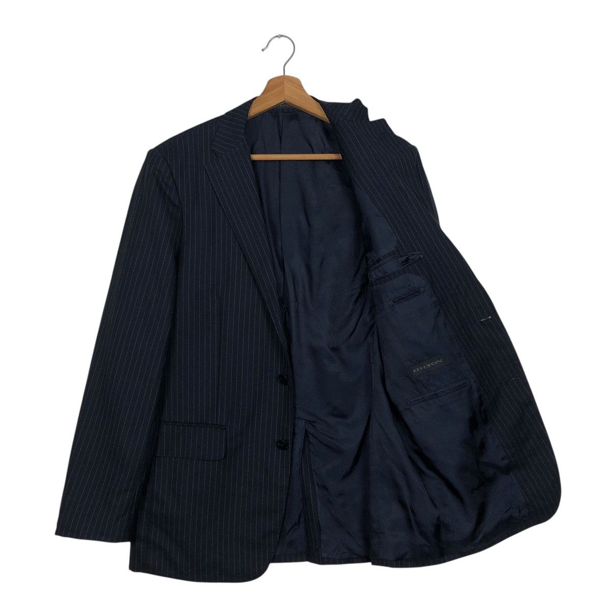 Vintage 📌Vintage Striped Hickory Coats Jacket Hilton Double Breast Size US M / EU 48-50 / 2 - 12 Thumbnail