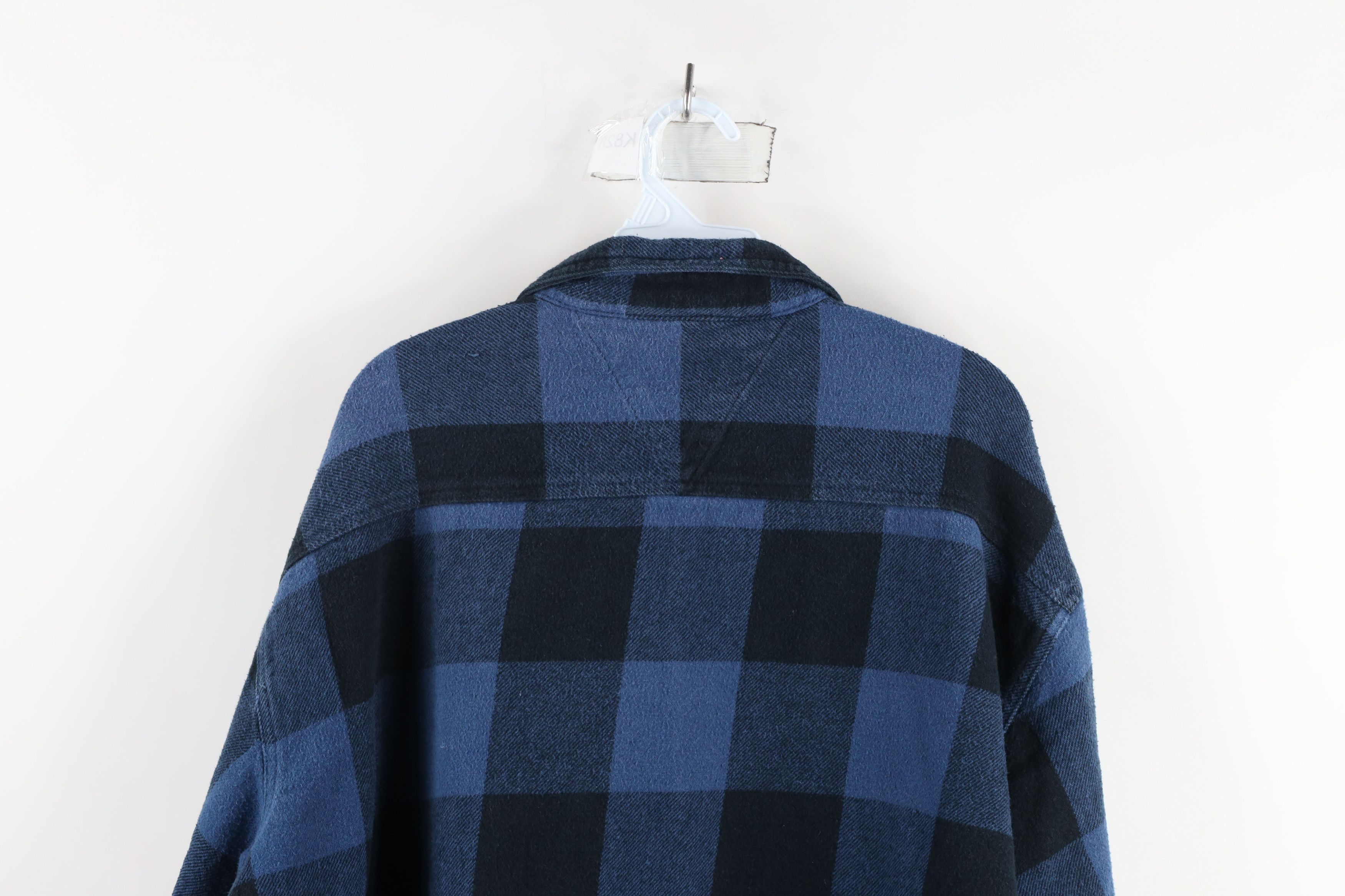 Vintage Vintage 90s Streetwear Heavyweight Button Shirt Plaid Size US XXL / EU 58 / 5 - 10 Thumbnail
