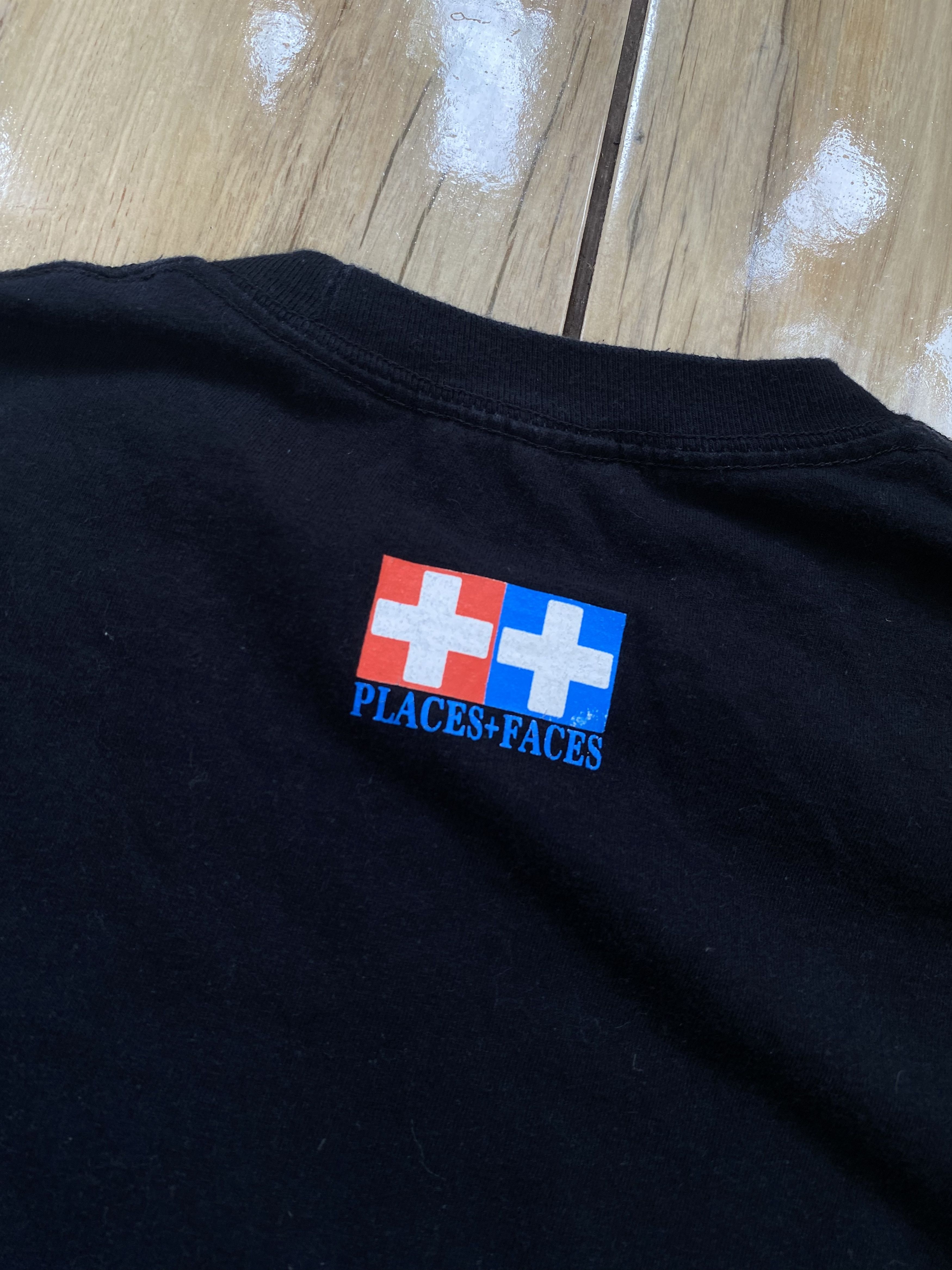 Places + Faces Places+Faces Logo Y2k Tee Black – Size XL Size US XL / EU 56 / 4 - 4 Thumbnail