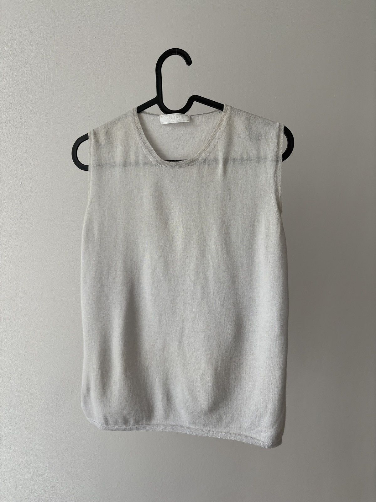 Miu Miu × Prada Prada archive minimalist sleeveless cashmere vest Size S / US 4 / IT 40 - 2 Thumbnail