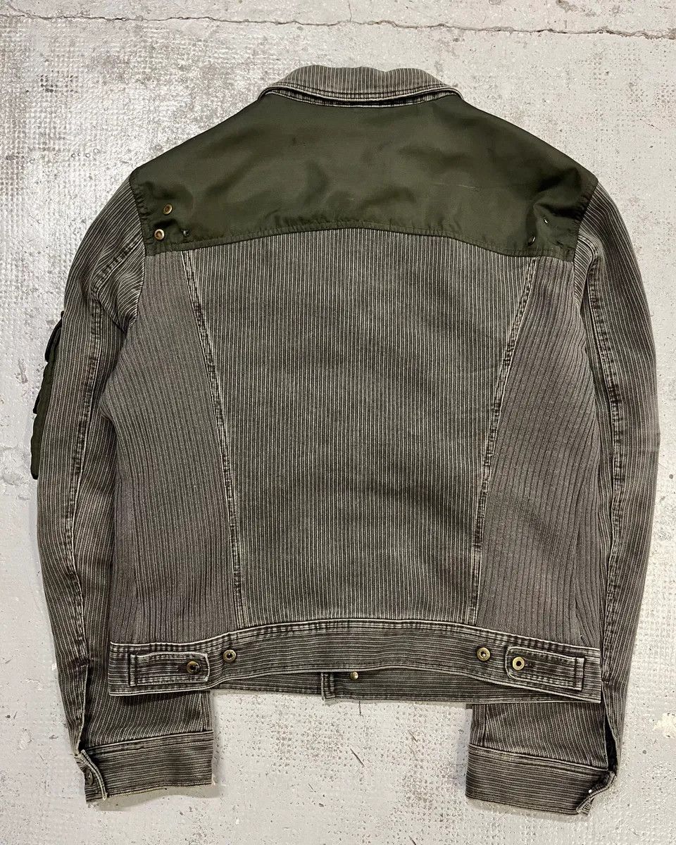 Dolce & Gabbana AW2003 Dolce & Gabbana Grey Corduroy & Green Jacket Size US L / EU 52-54 / 3 - 7 Thumbnail